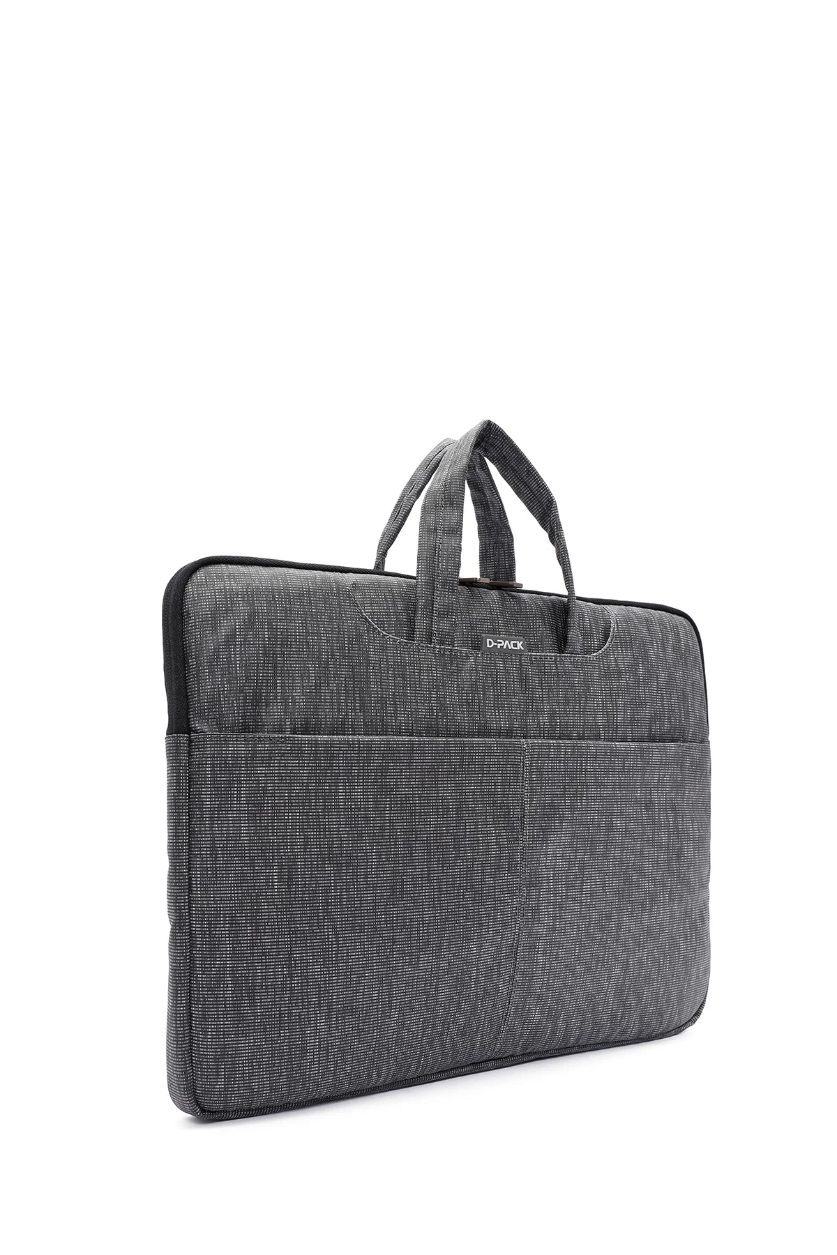 D-Pack Erkek Gri Kumaş Laptop Çantası - Image 4