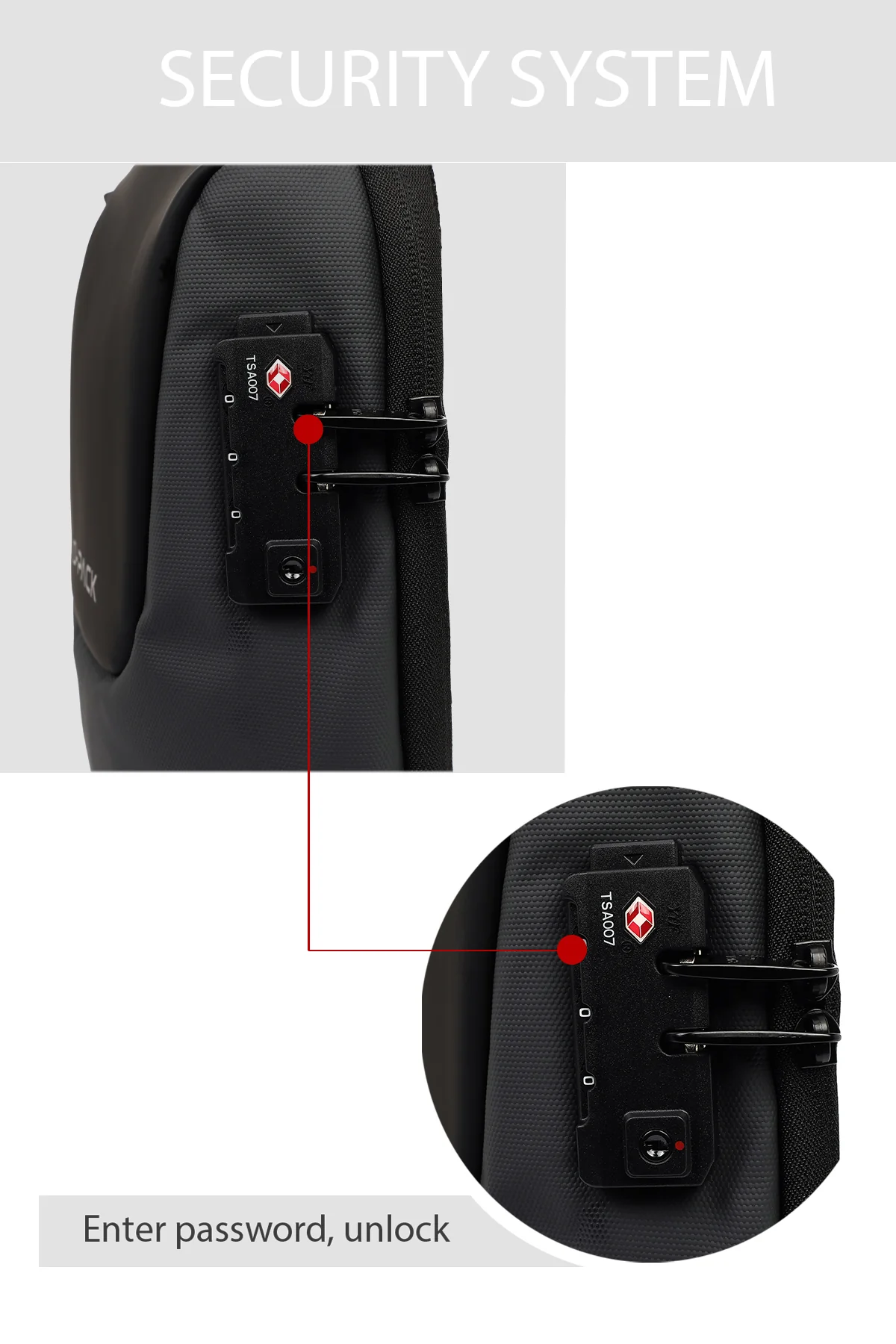 D-Pack Erkek Gri Teknolojik Çapraz Çanta - Image 9