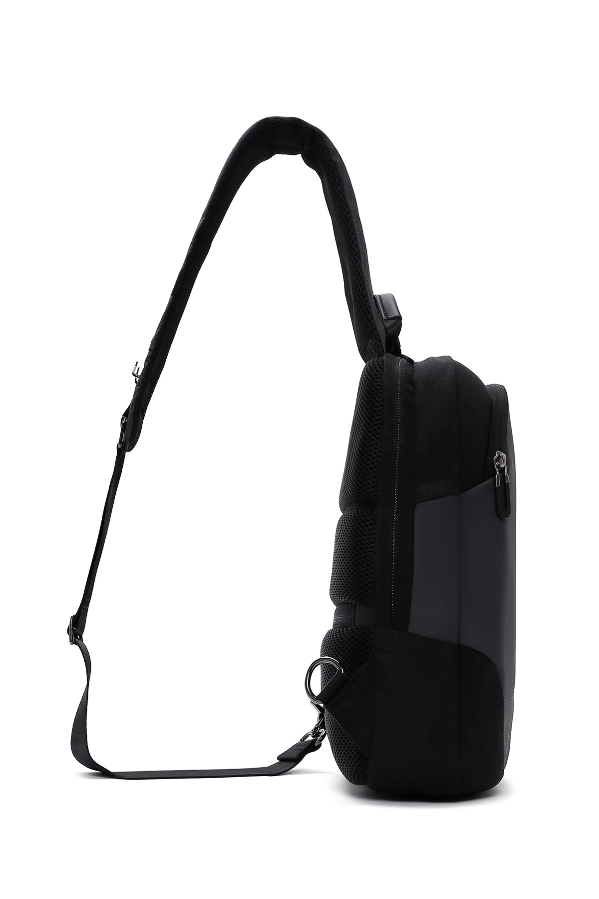 D-Pack Erkek Gri Teknolojik Kumaş Çapraz Çanta - Image 8