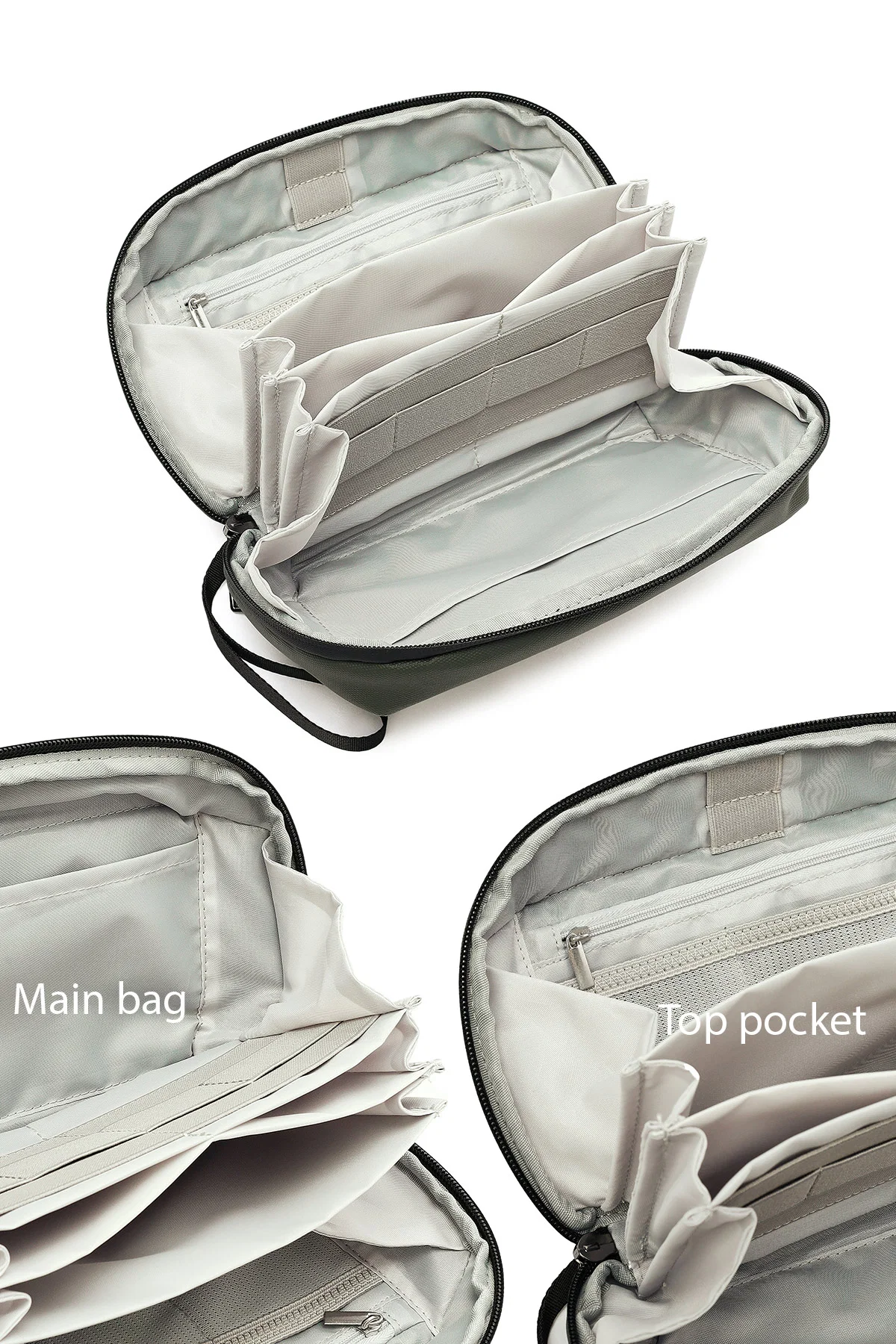 D-Pack Erkek Haki Kumaş El Çantası - Image 3