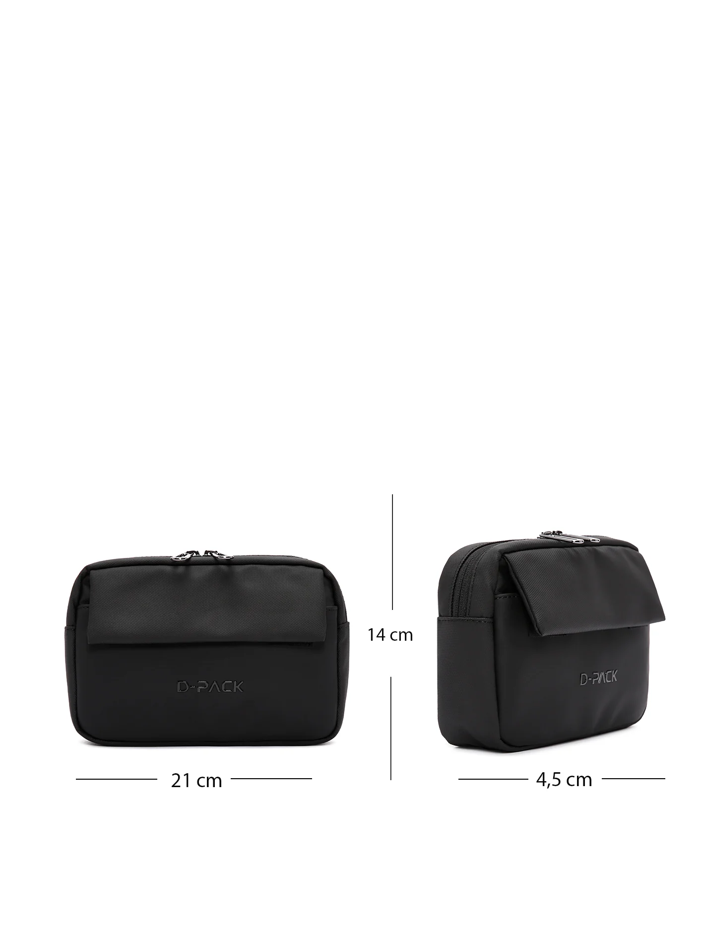 D-Pack Erkek Siyah Bel Çantası - Image 13