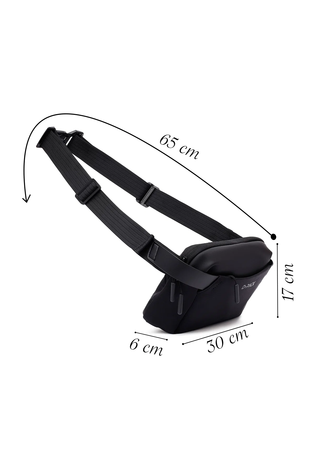 D-Pack Erkek Siyah Bel Çantası - Image 2