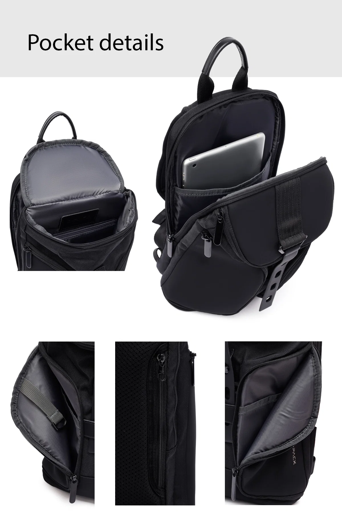 D-Pack Erkek Siyah Çapraz Çanta - Image 5