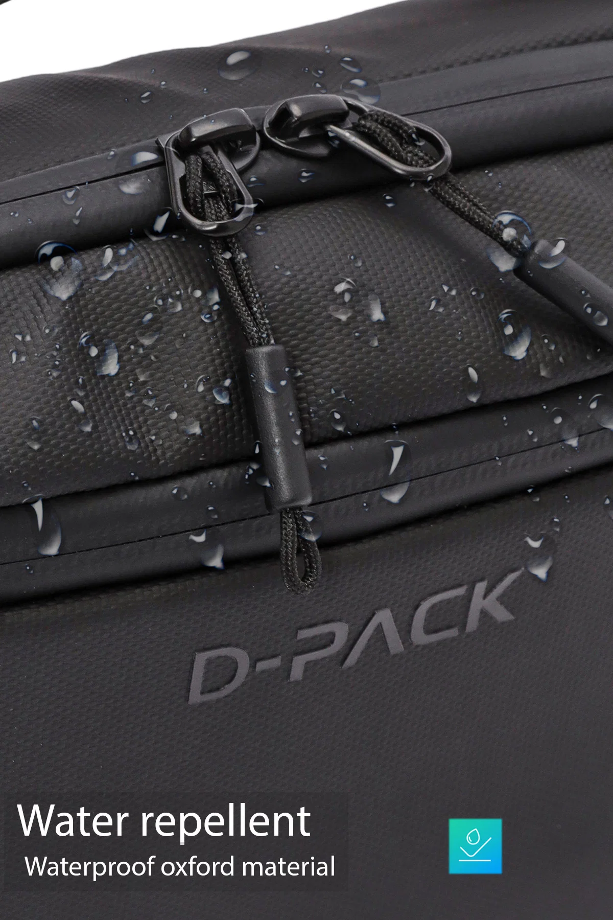 D-Pack Erkek Siyah Kumaş Çapraz Çanta - Image 8