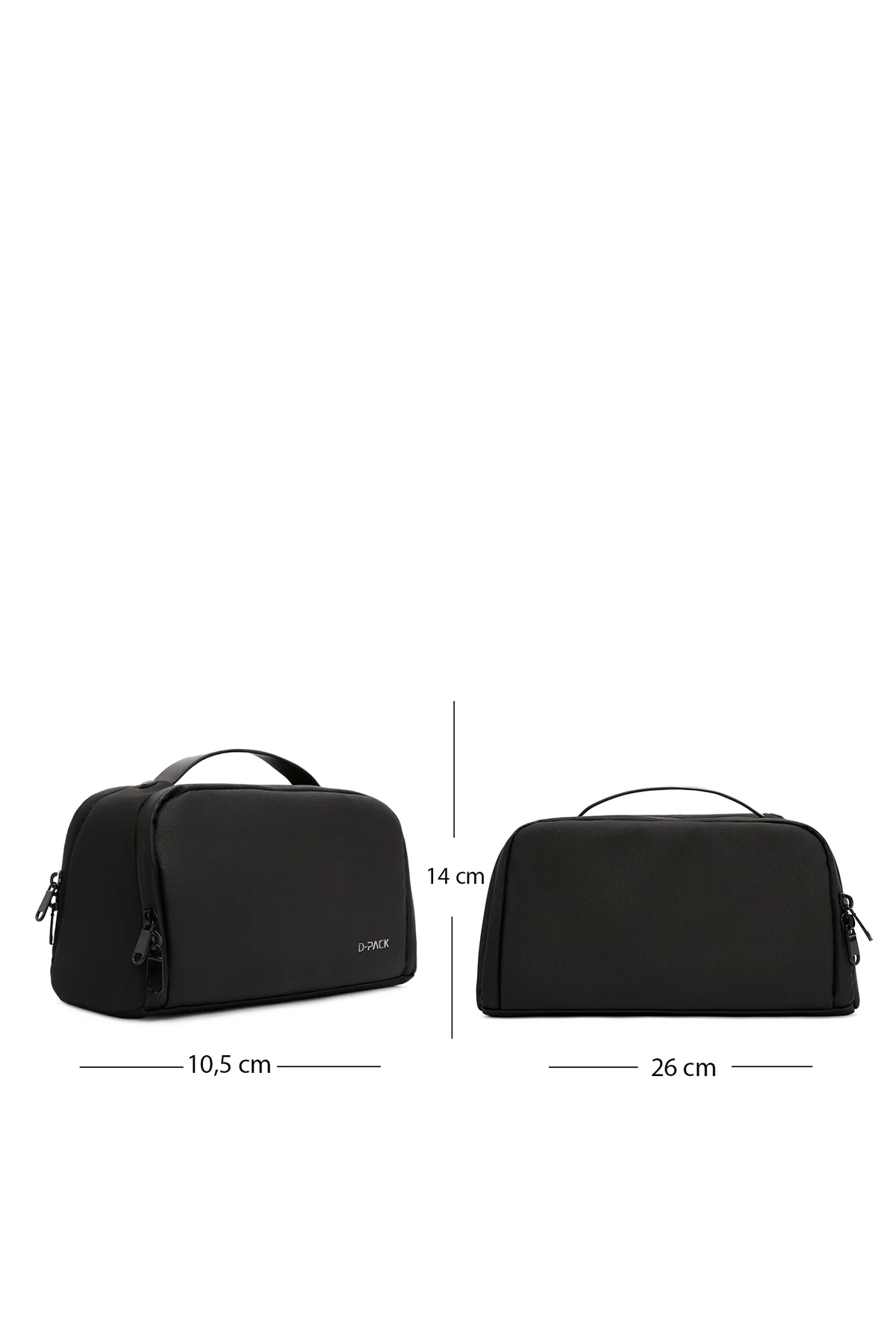 D-Pack Erkek Siyah Kumaş El Çantası - Image 3