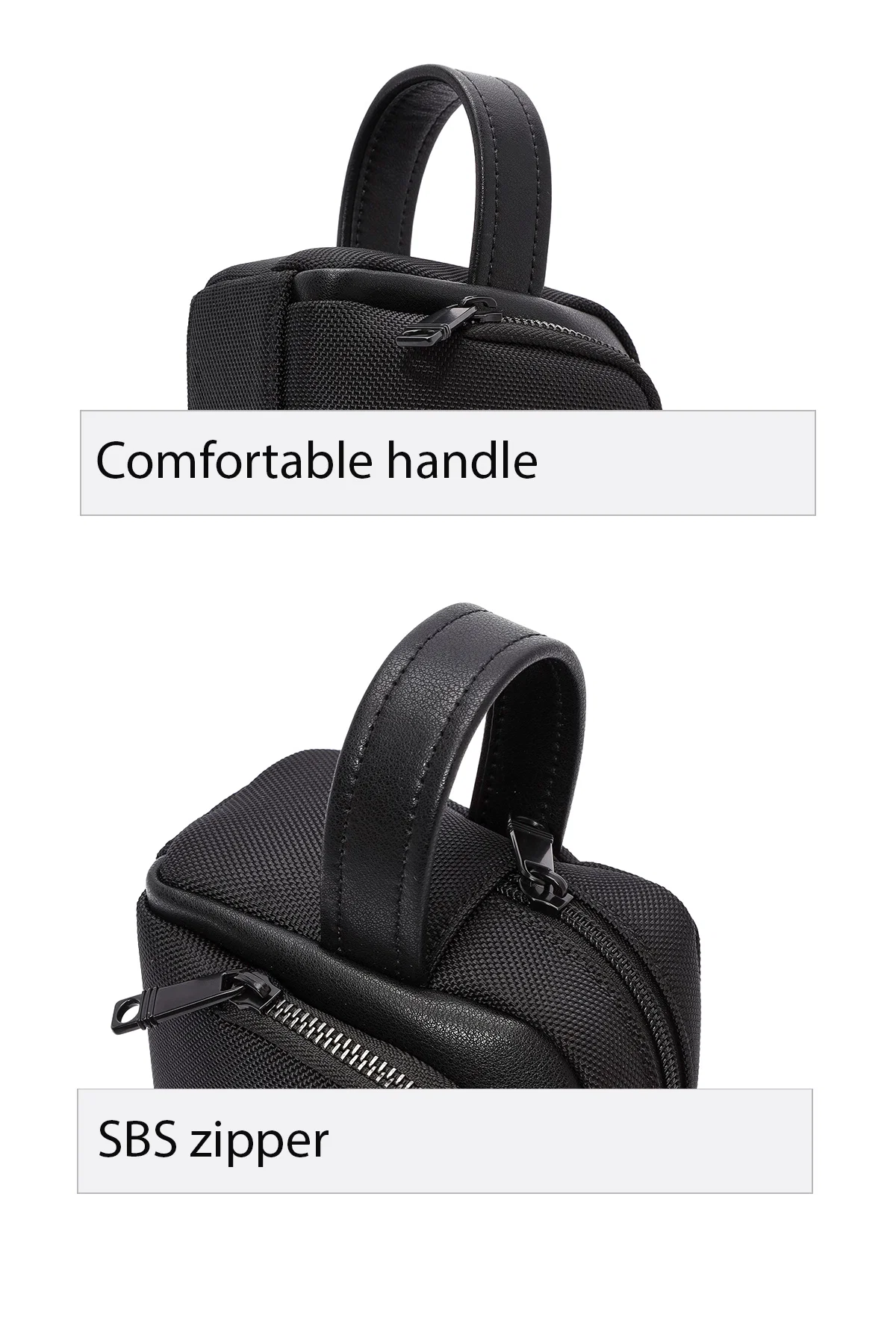 D-Pack Erkek Siyah Kumaş El Çantası - Image 9