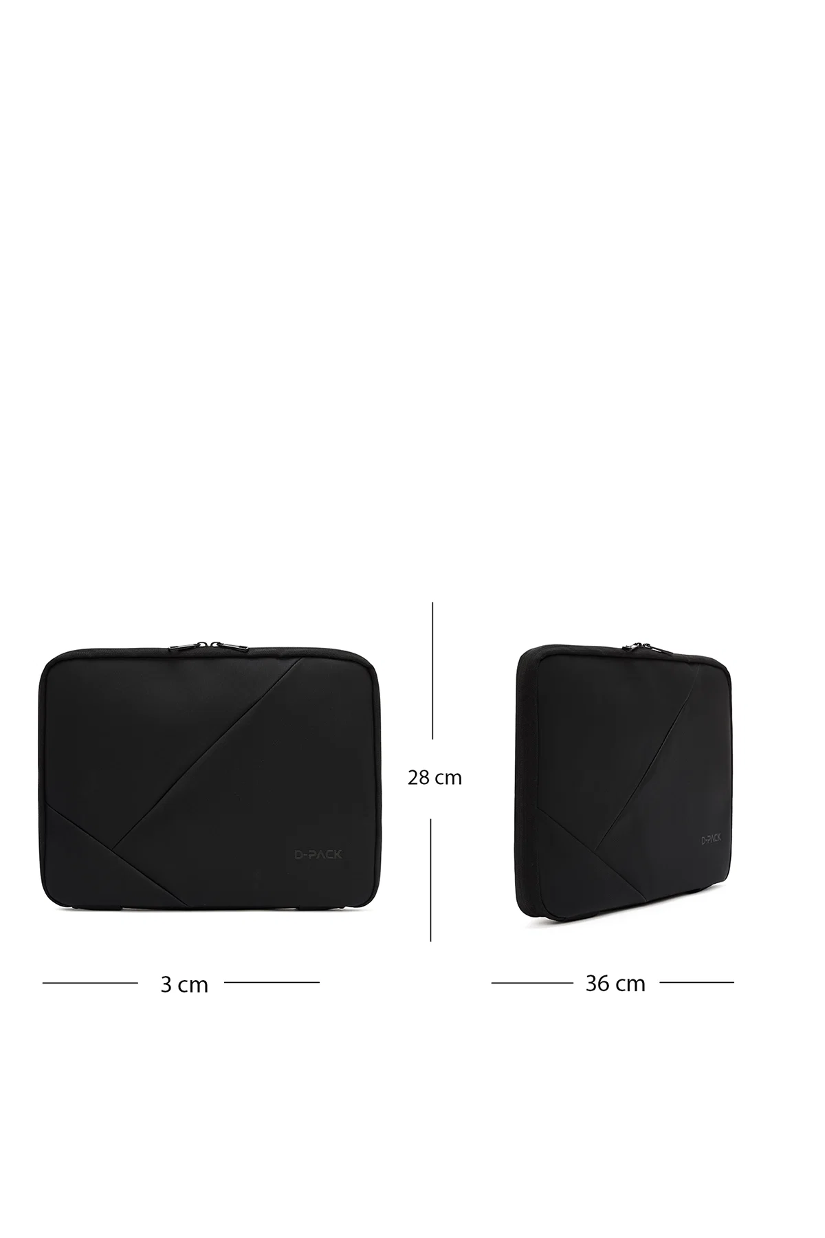 D-Pack Erkek Siyah Kumaş Laptop Çantası - Image 2