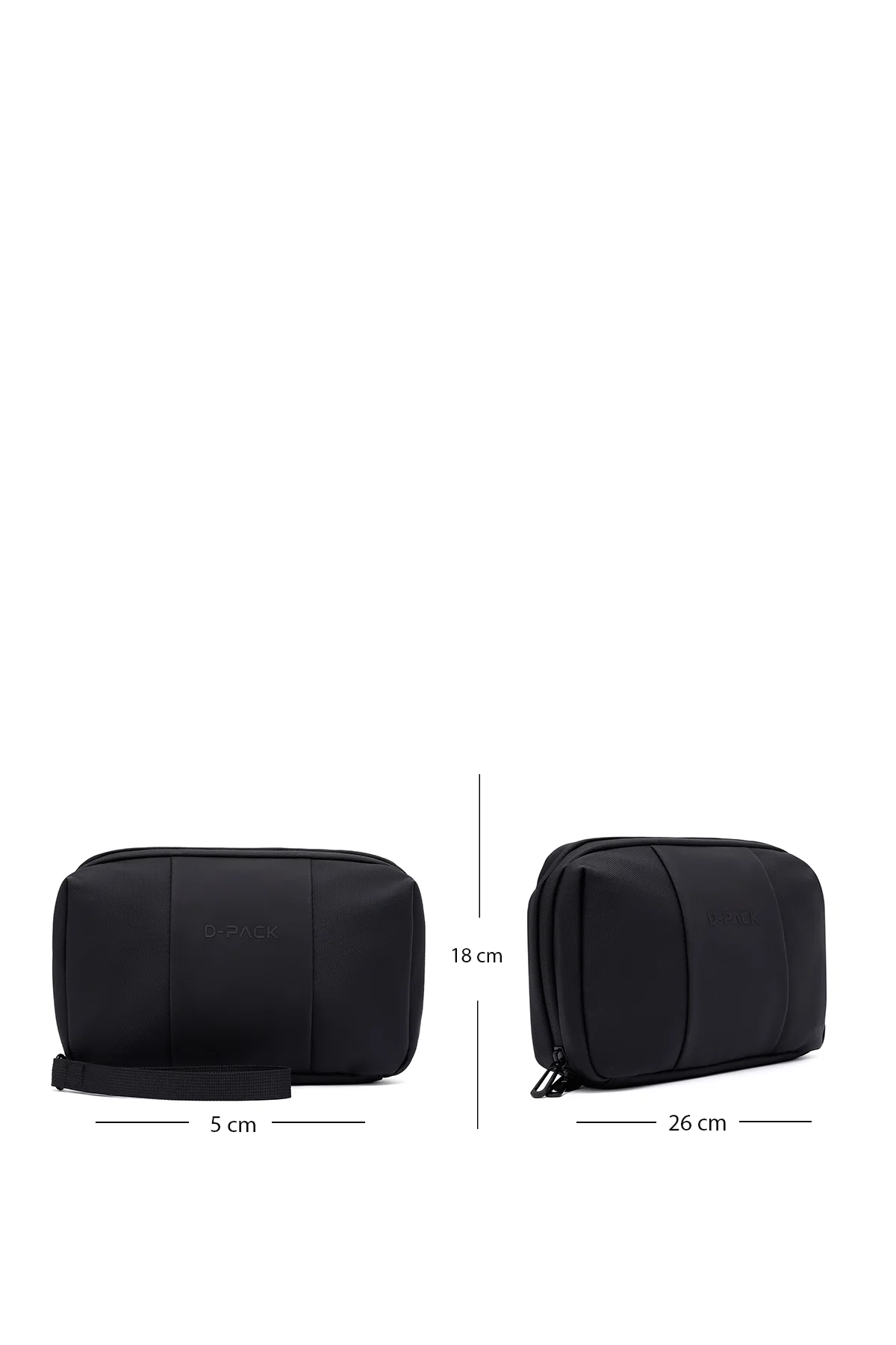 D-Pack Erkek Siyah Mini El Çantası - Image 2
