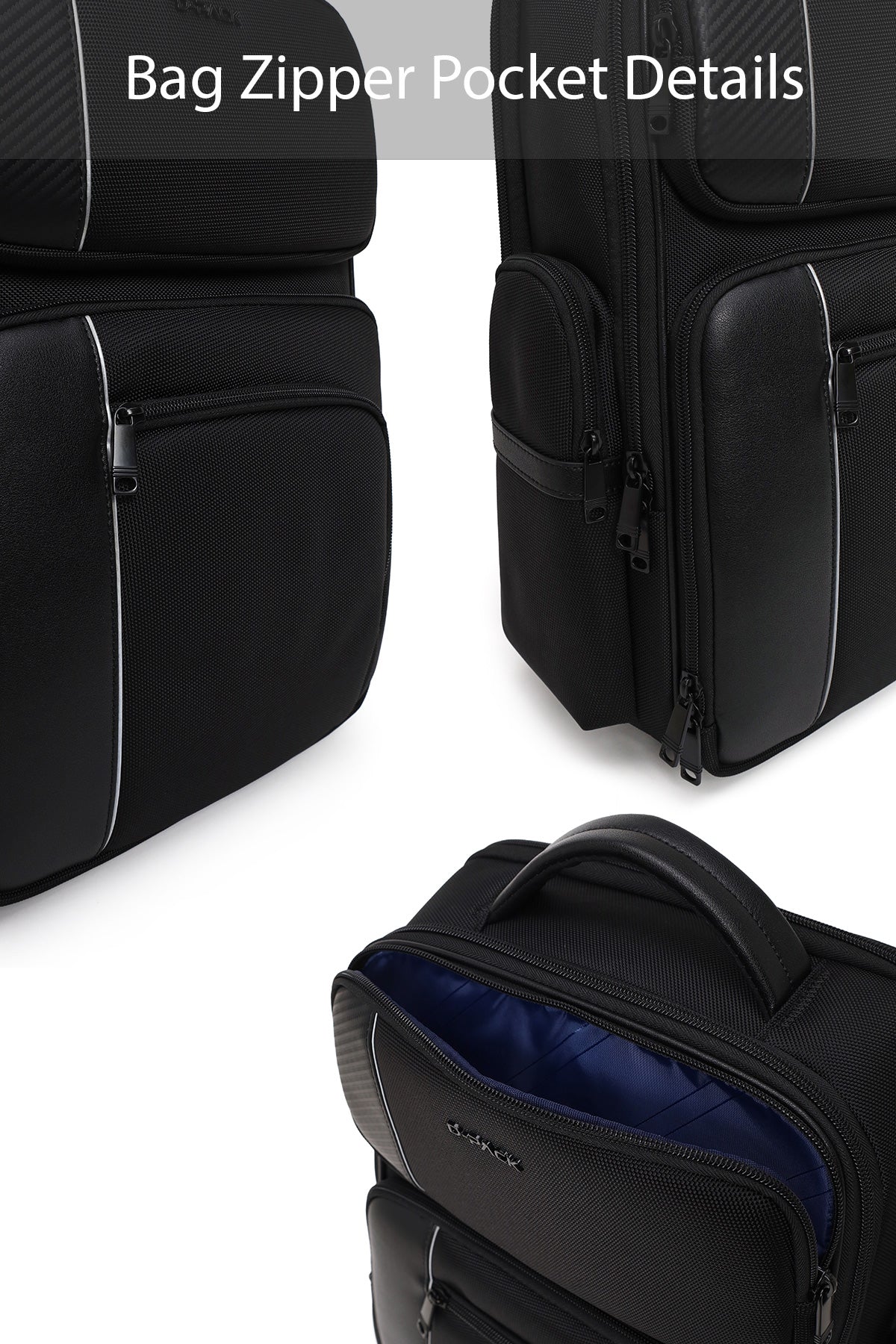D-Pack Erkek Siyah Sırt Çantası - Image 8