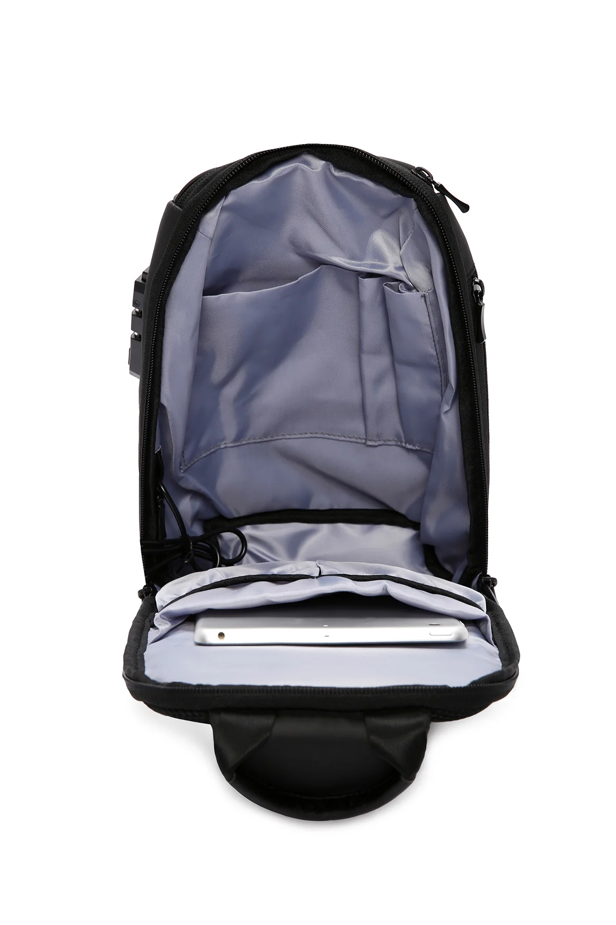 D-Pack Erkek Siyah Teknolojik Çapraz Çanta - Image 6