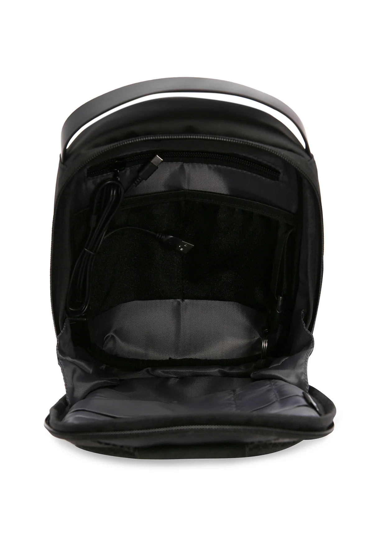 D-Pack Erkek Siyah Teknolojik Hardcase Uzun Askılı Omuz Çantası - Image 13
