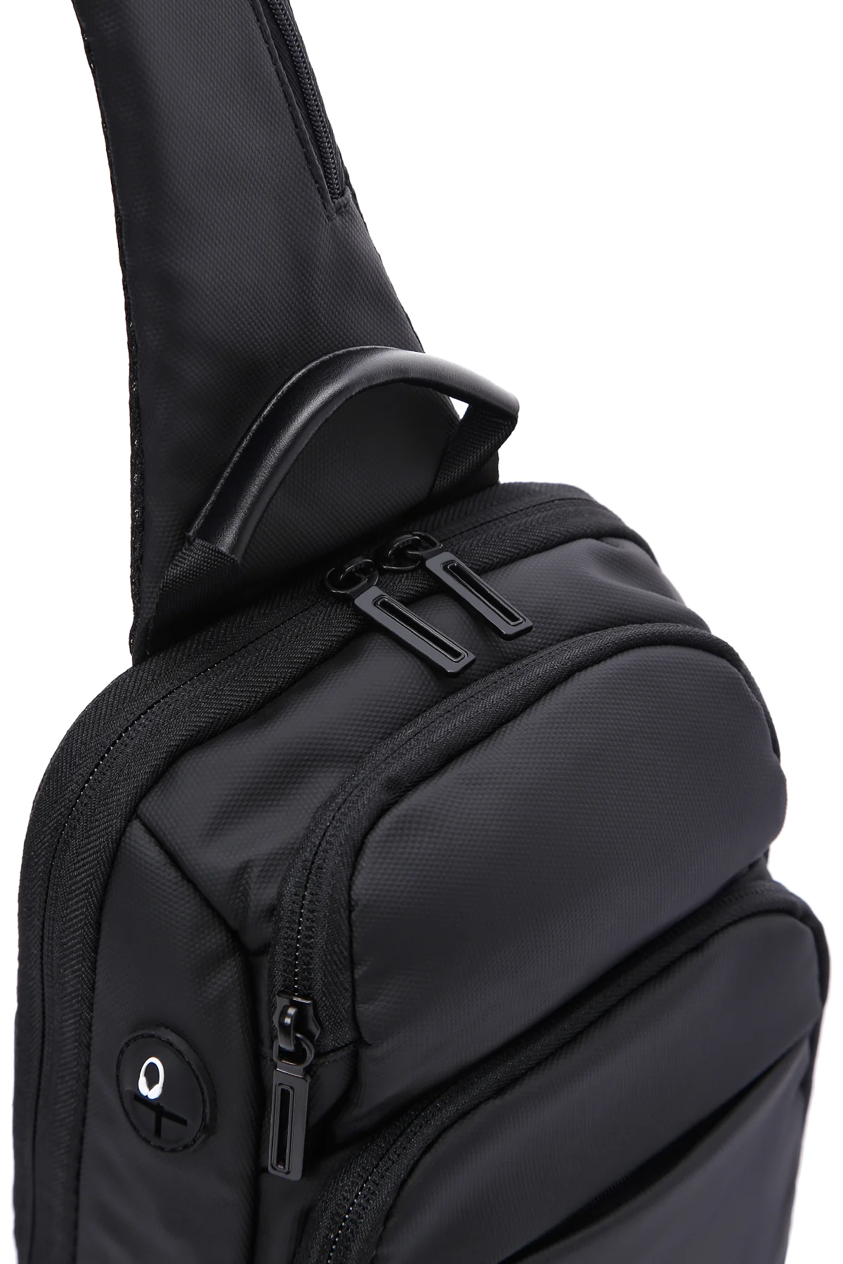 D-Pack Erkek Siyah Teknolojik Kumaş Çapraz Çanta - Image 16