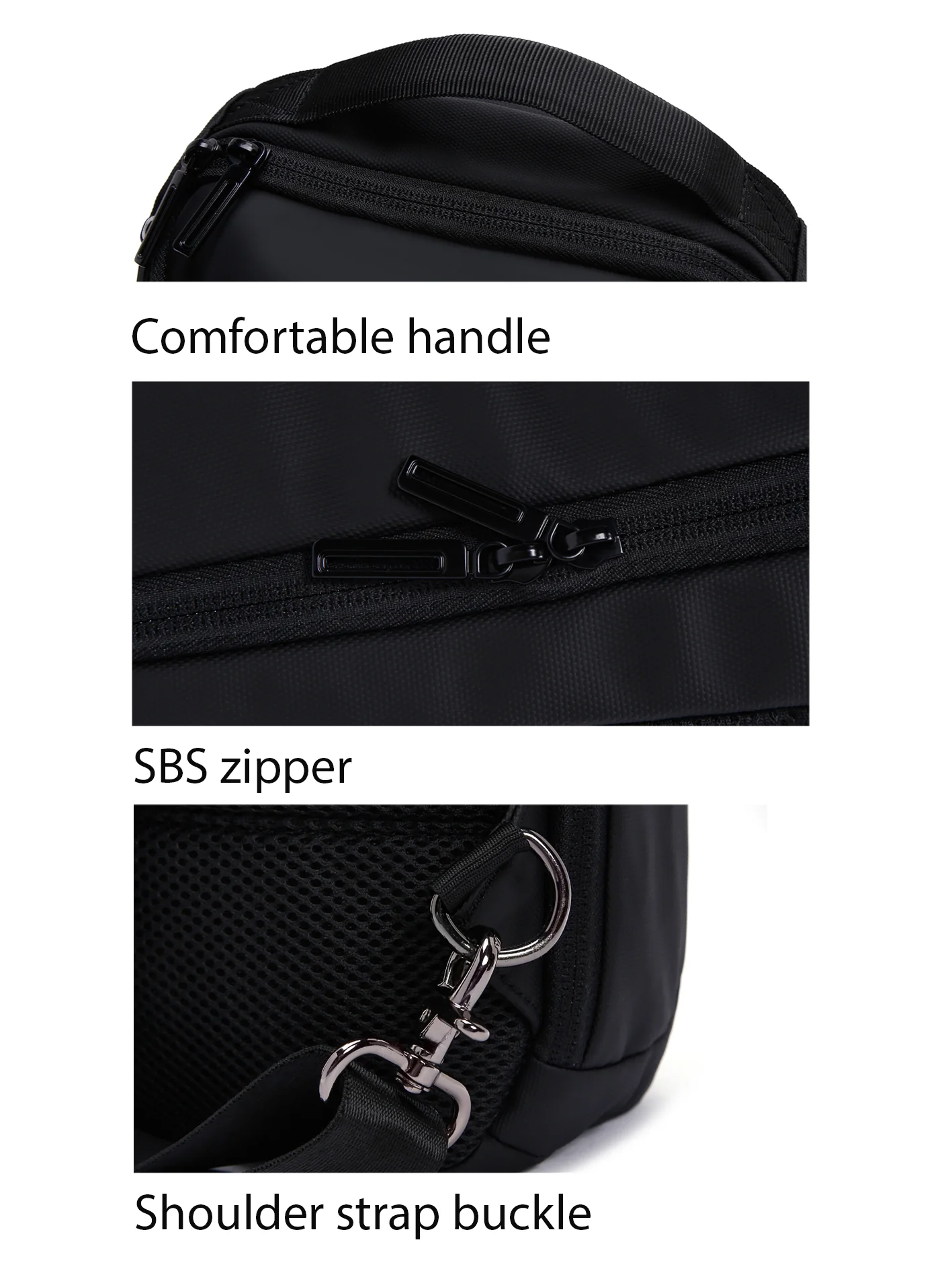 D-Pack Erkek Siyah Teknolojik Kumaş Çapraz Çanta - Image 17