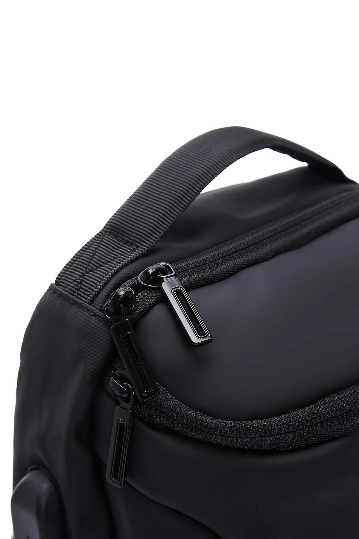 D-Pack Erkek Siyah Teknolojik Kumaş Çapraz Çanta - Image 9