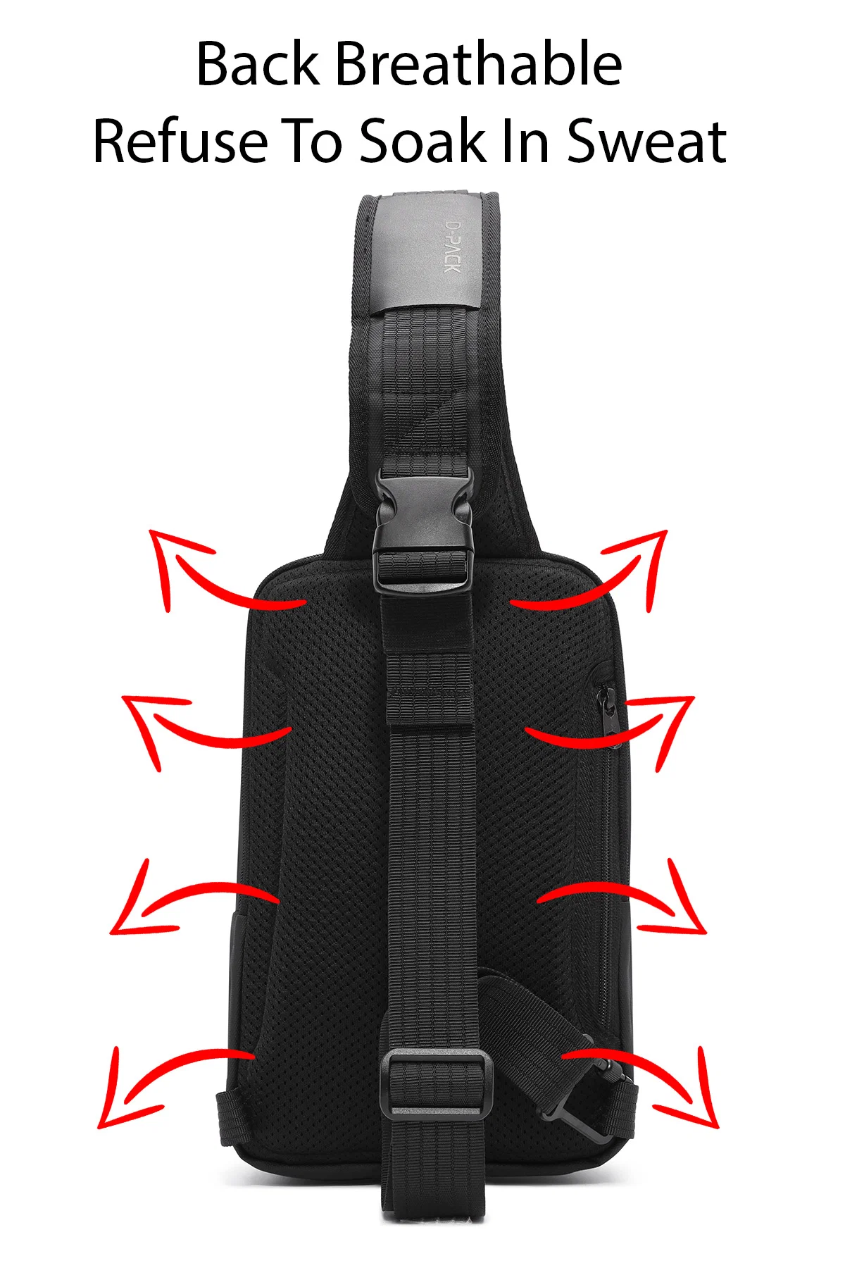 D-Pack Erkek Siyah Teknolojik Sırt Çantası - Image 8