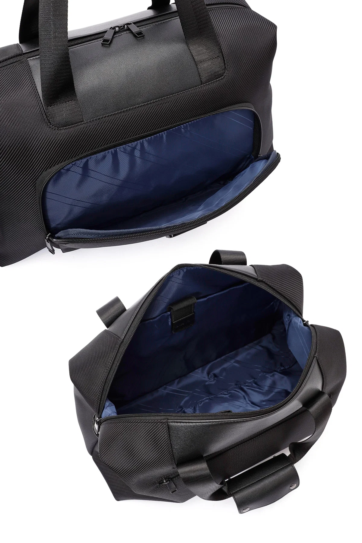 D-Pack Erkek Siyah Uzun Askılı Kumaş Seyahat Çantası - Image 6