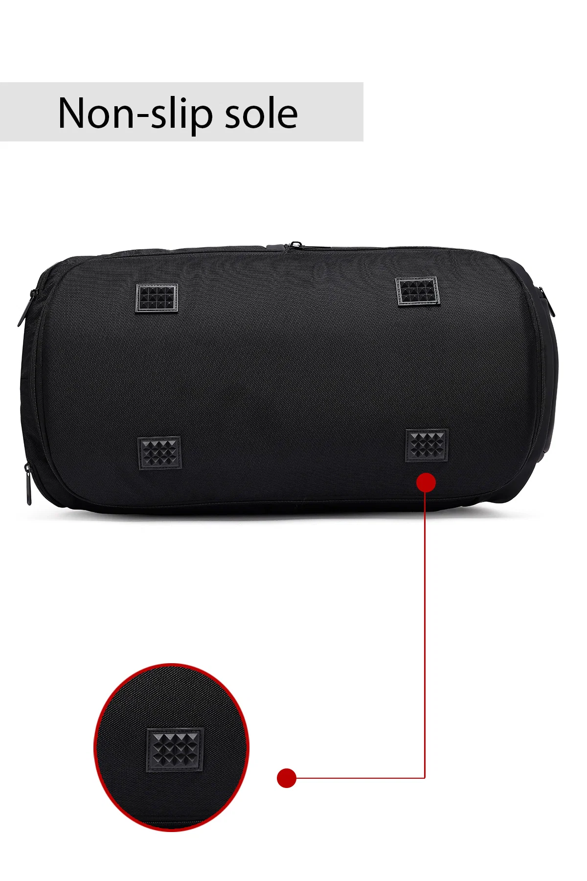 D-Pack Erkek Siyah Uzun Askılı Kumaş Seyahat Çantası - Image 5