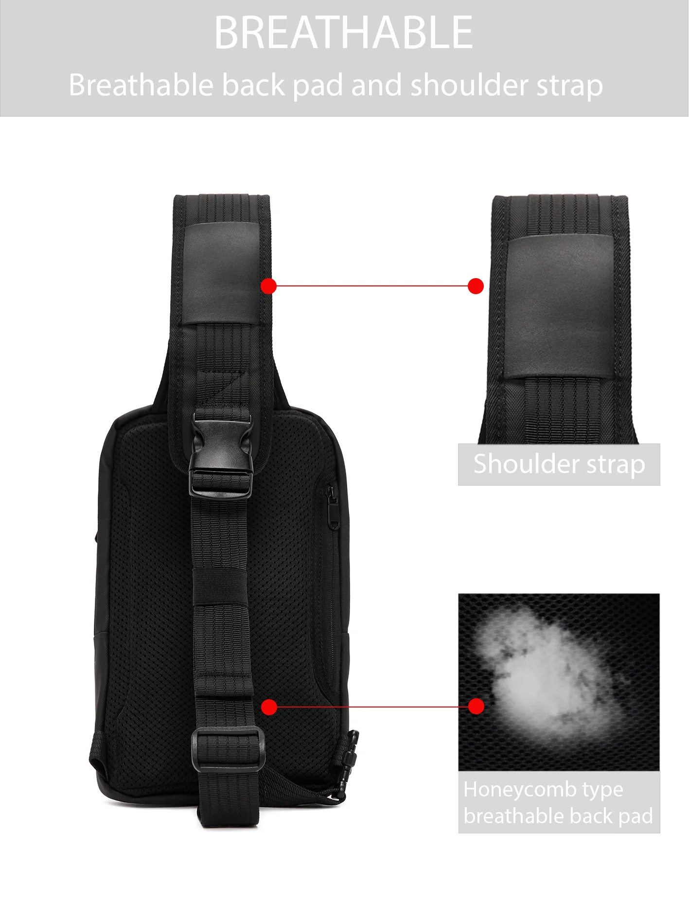 D-Pack Erkek Siyah Uzun Askılı Omuz Çantası - Image 20