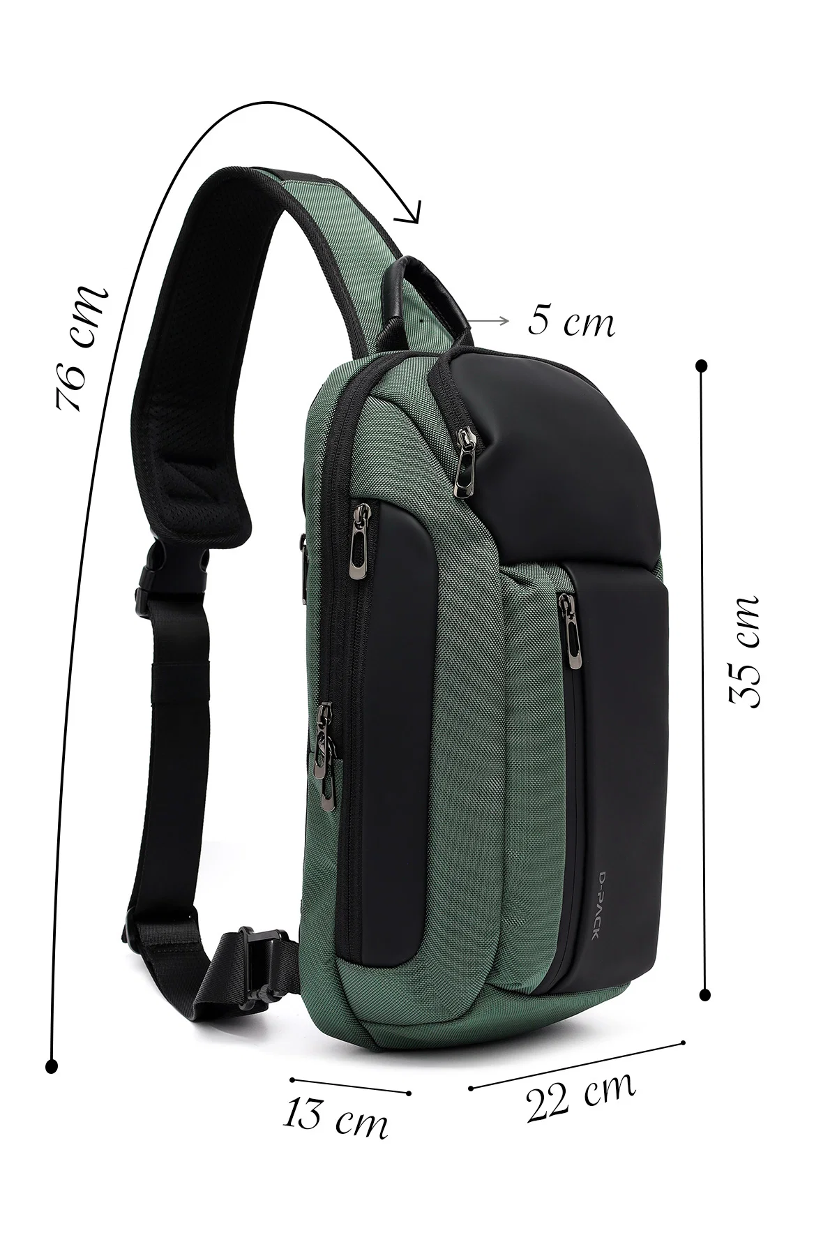 D-Pack Erkek Yeşil Çapraz Çanta - Image 2