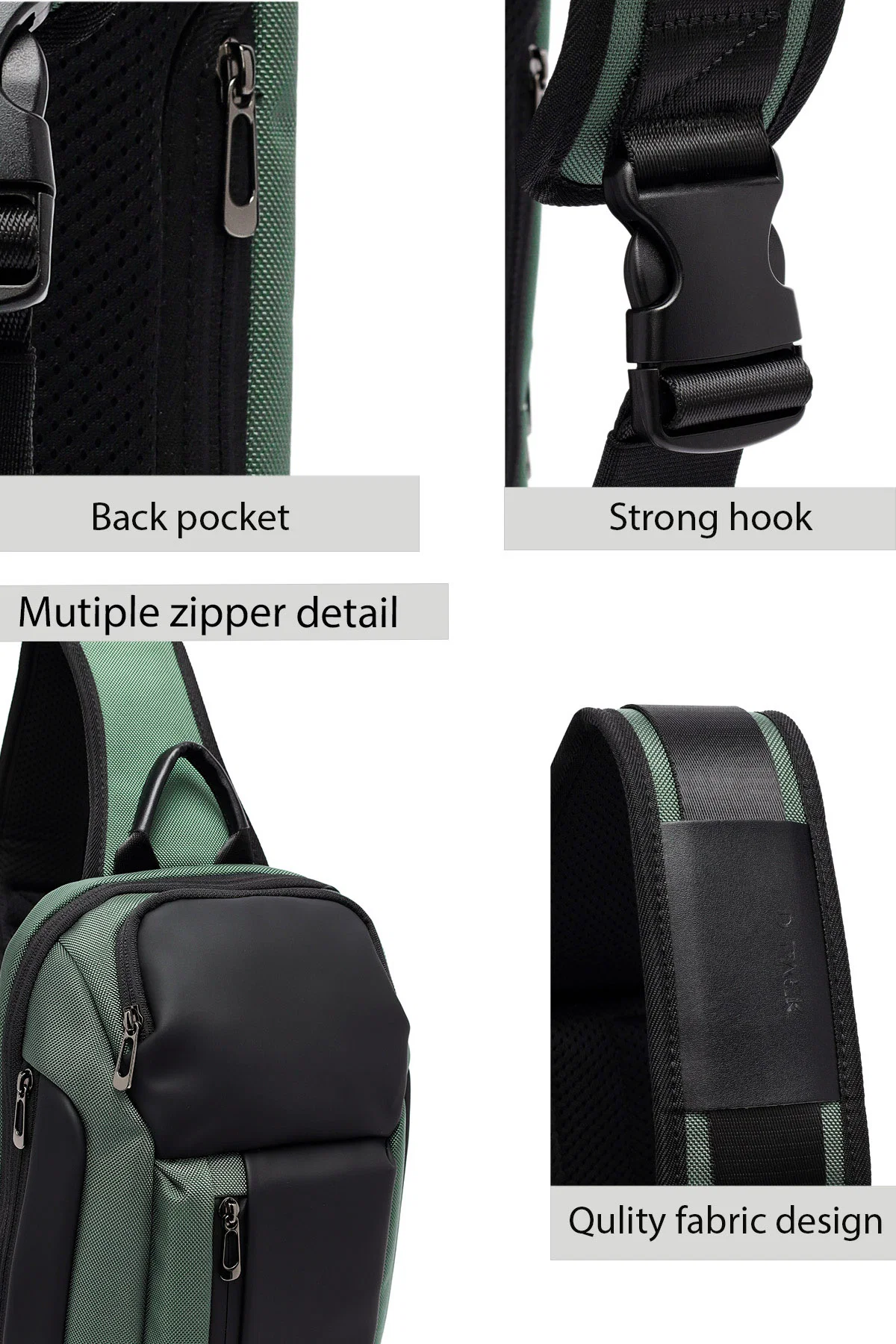 D-Pack Erkek Yeşil Çapraz Çanta - Image 4