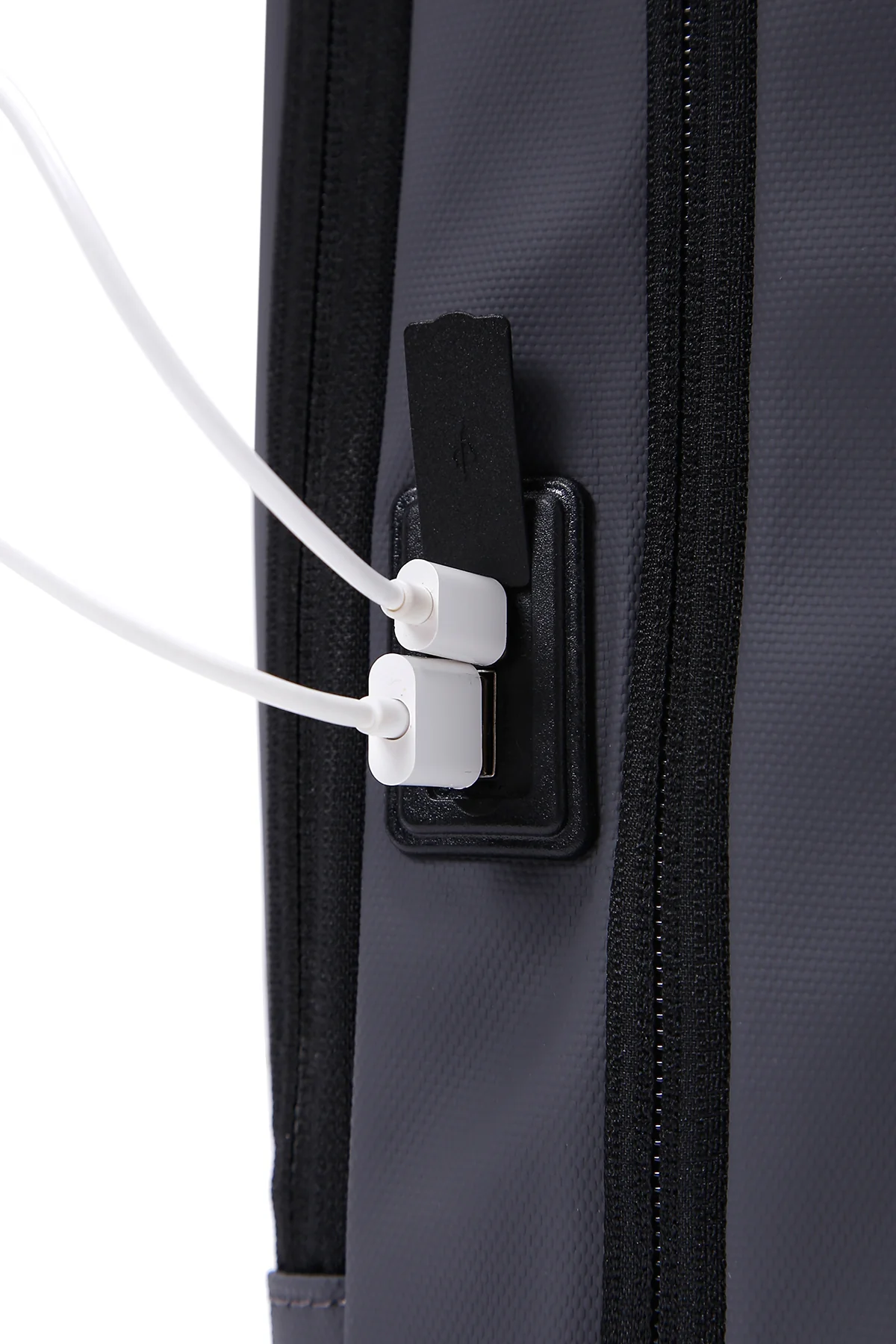 D-Pack Unisex Gri Teknolojik Kumaş Hardcase Sırt Çantası - Image 13