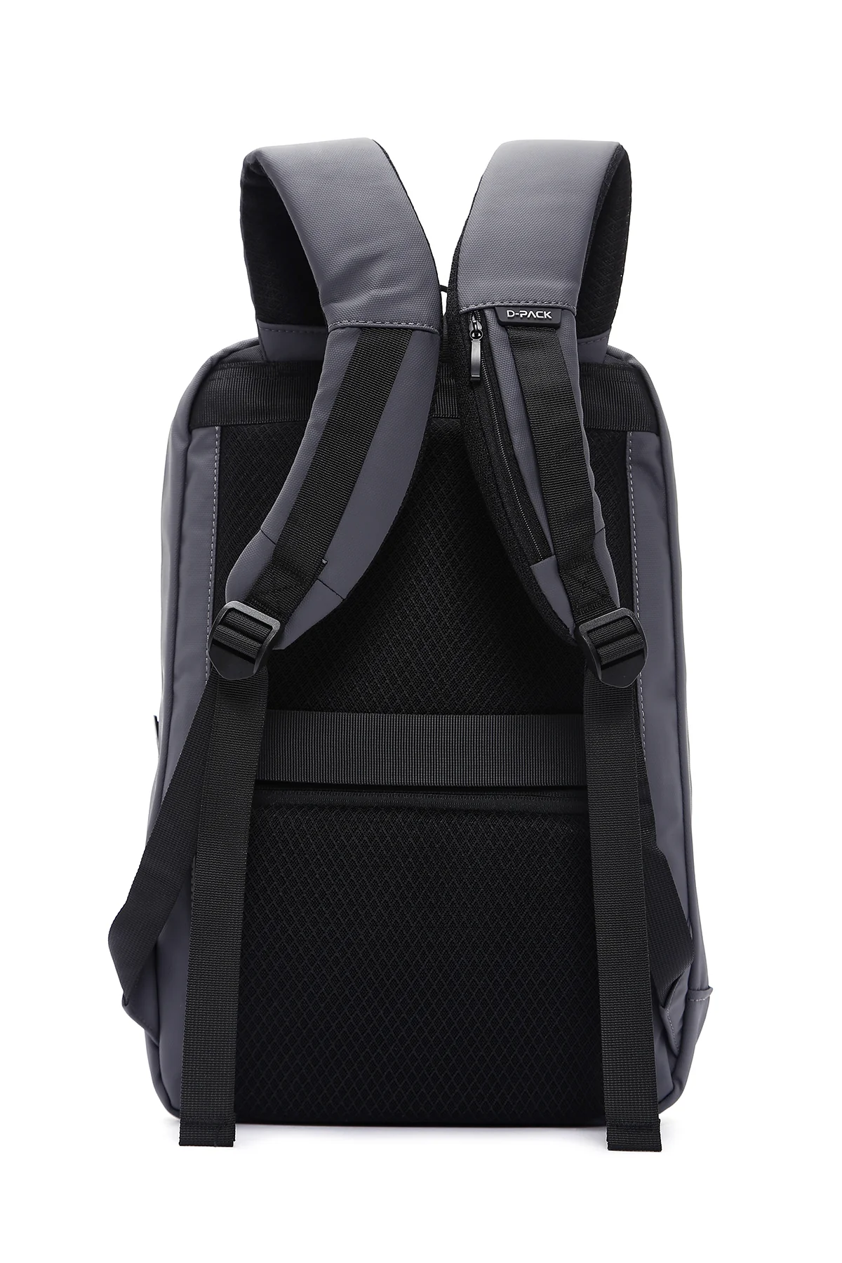 D-Pack Unisex Gri Teknolojik Kumaş Hardcase Sırt Çantası - Image 3