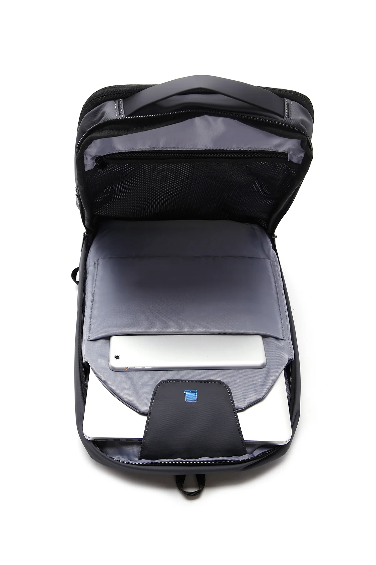 D-Pack Unisex Gri Teknolojik Kumaş Hardcase Sırt Çantası - Image 6