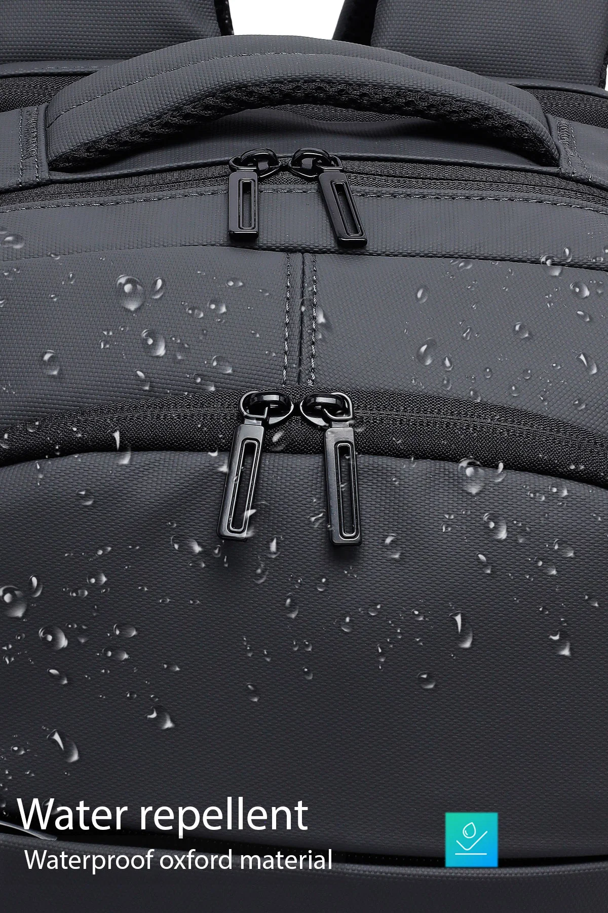 D-Pack Unisex Gri Teknolojik Kumaş Sırt Çantası - Image 6