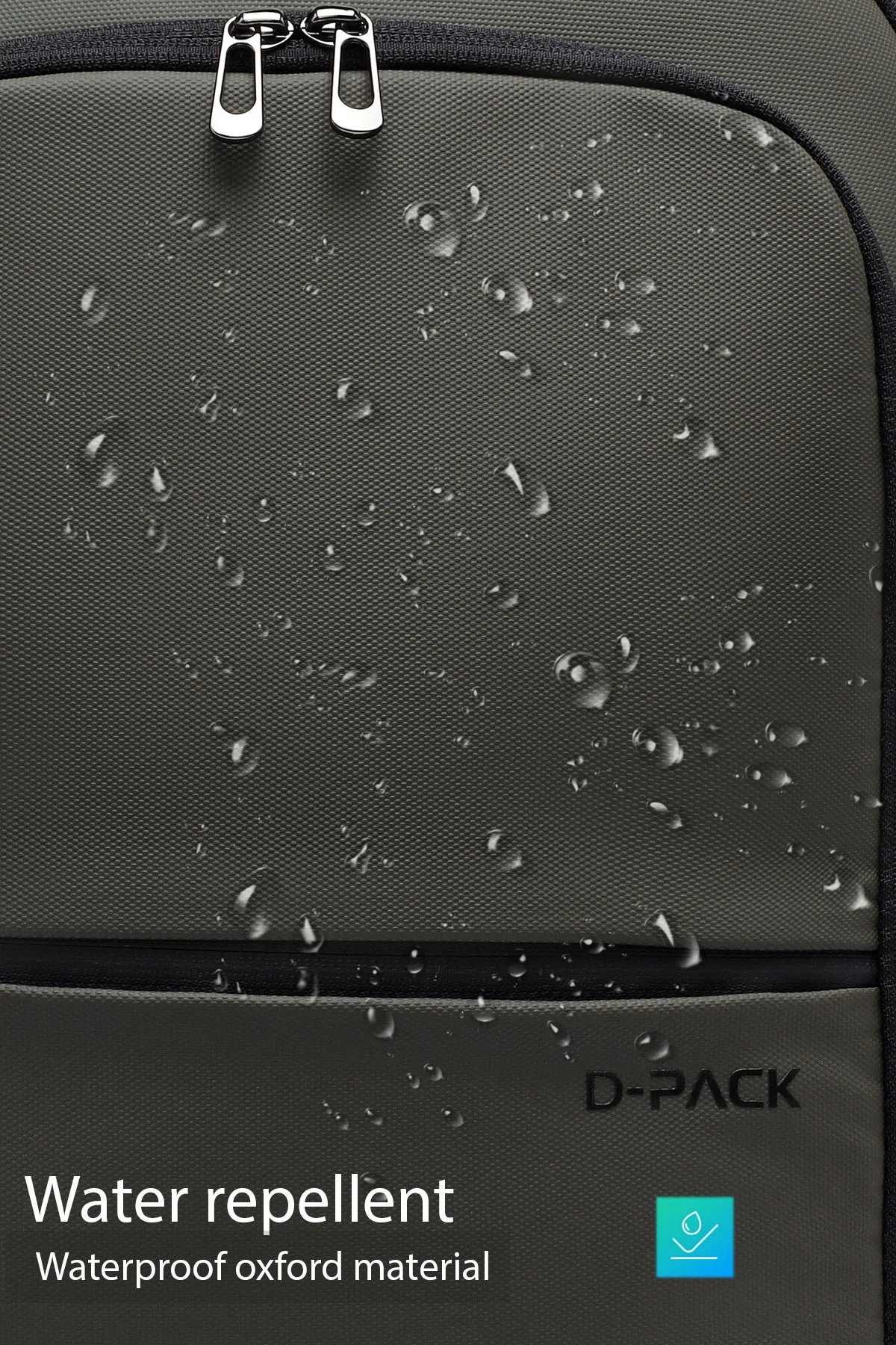 D-Pack Unisex Haki Sırt Çantası - Image 7