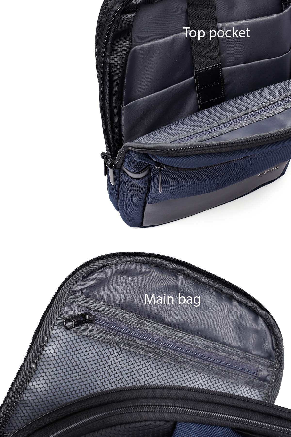 D-Pack Unisex Lacivert Sırt Çantası - Image 7