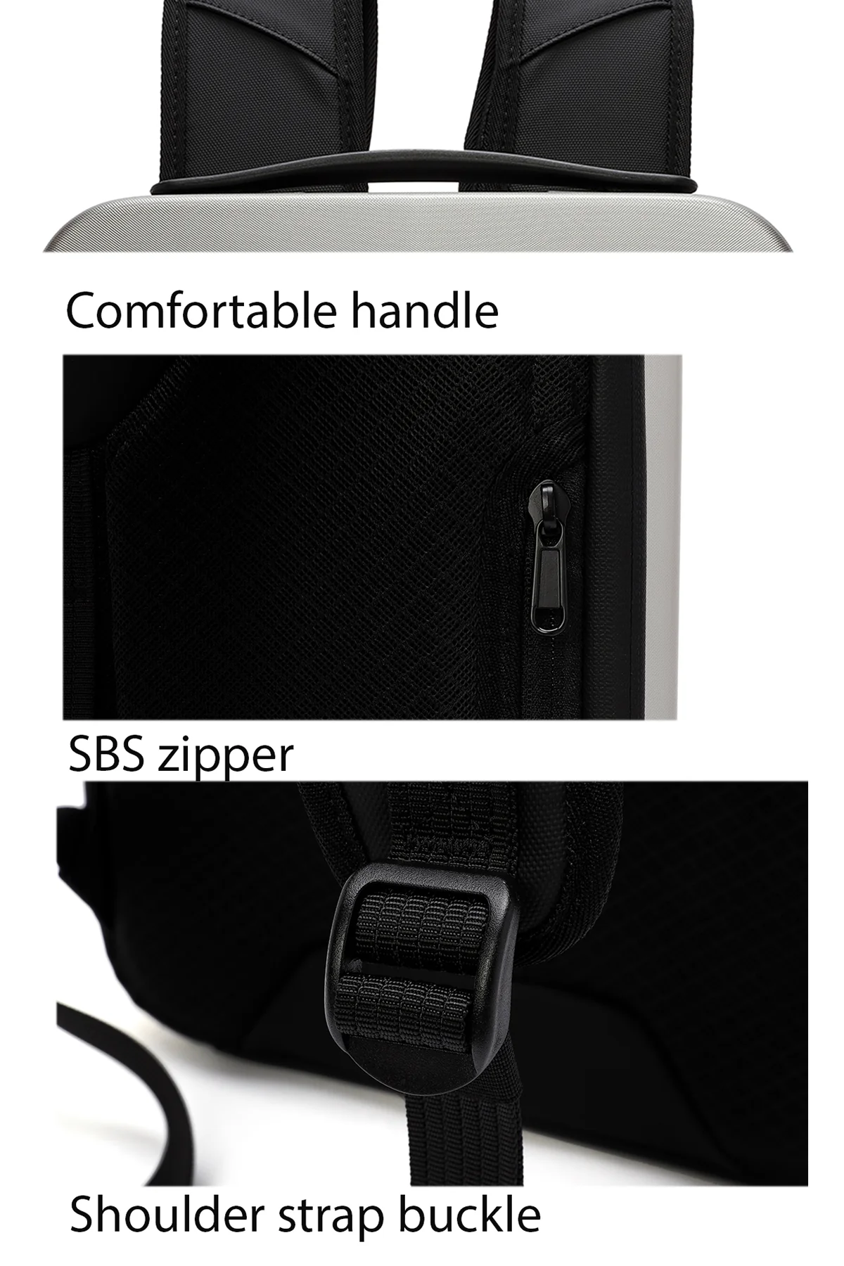 D-Pack Unisex Metalik Teknolojik Sırt Çantası - Image 6