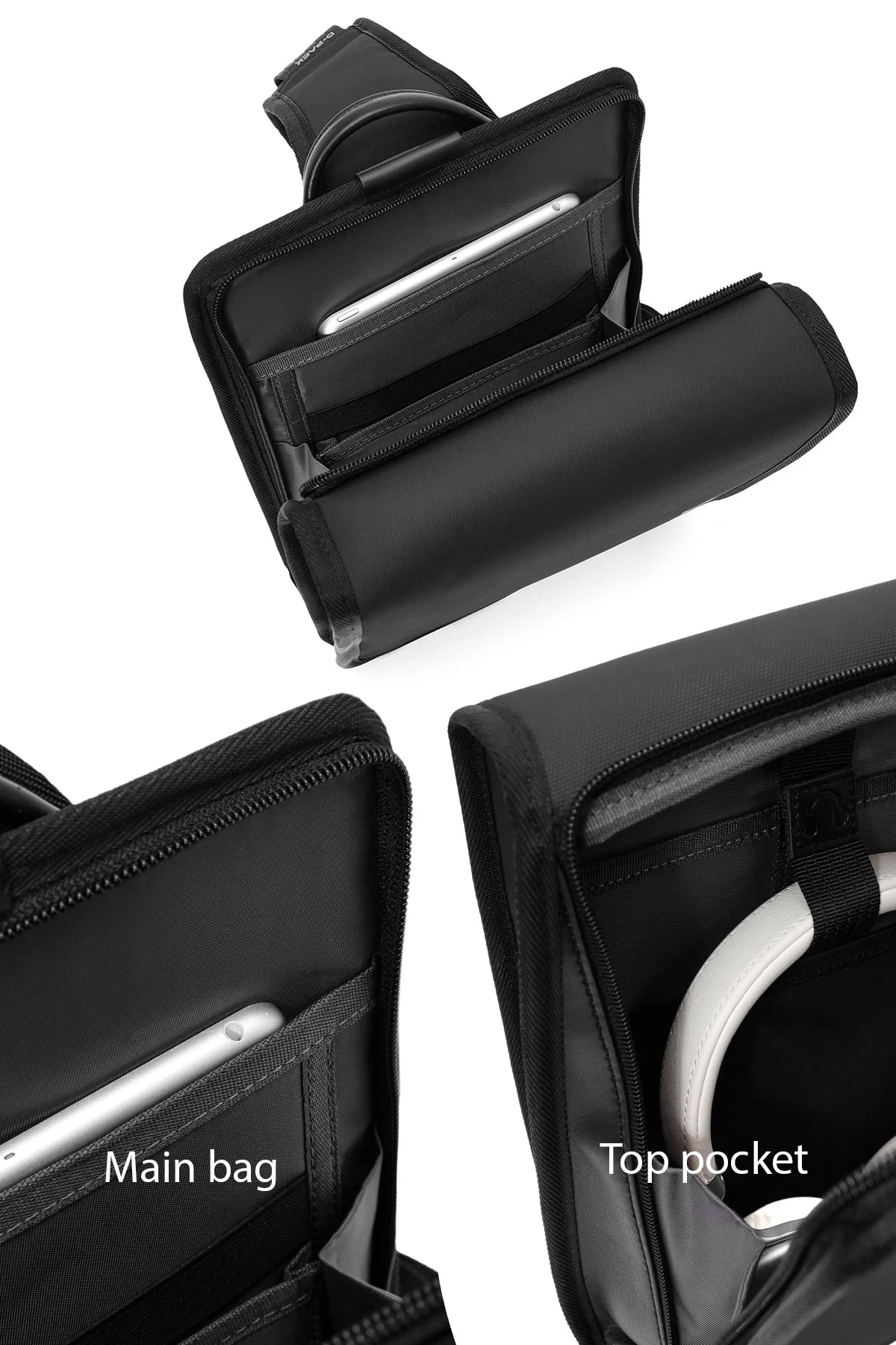 D-Pack Unisex Siyah Çapraz Çanta - Image 6