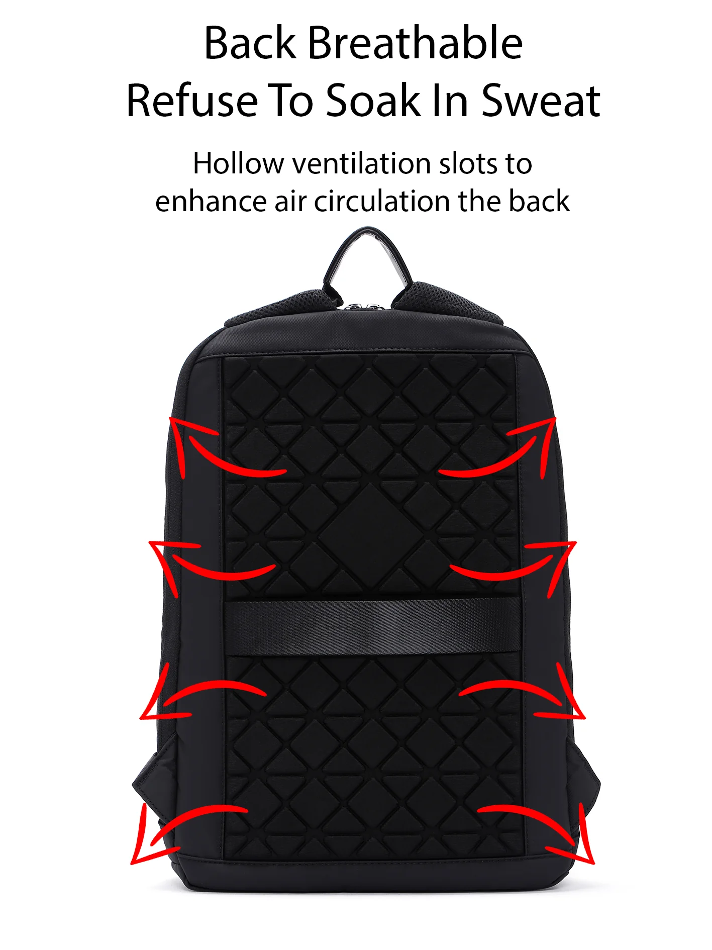 D-Pack Unisex Siyah Kumaş Sırt Çantası - Image 11