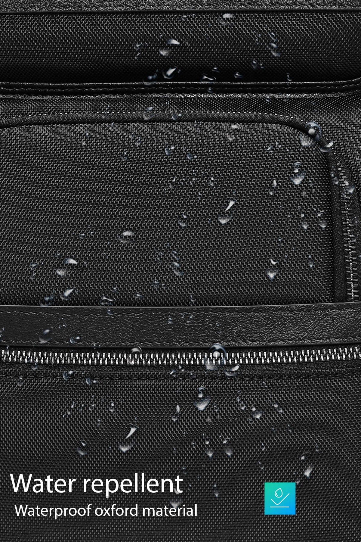 D-Pack Unisex Siyah Kumaş Sırt Çantası - Image 6