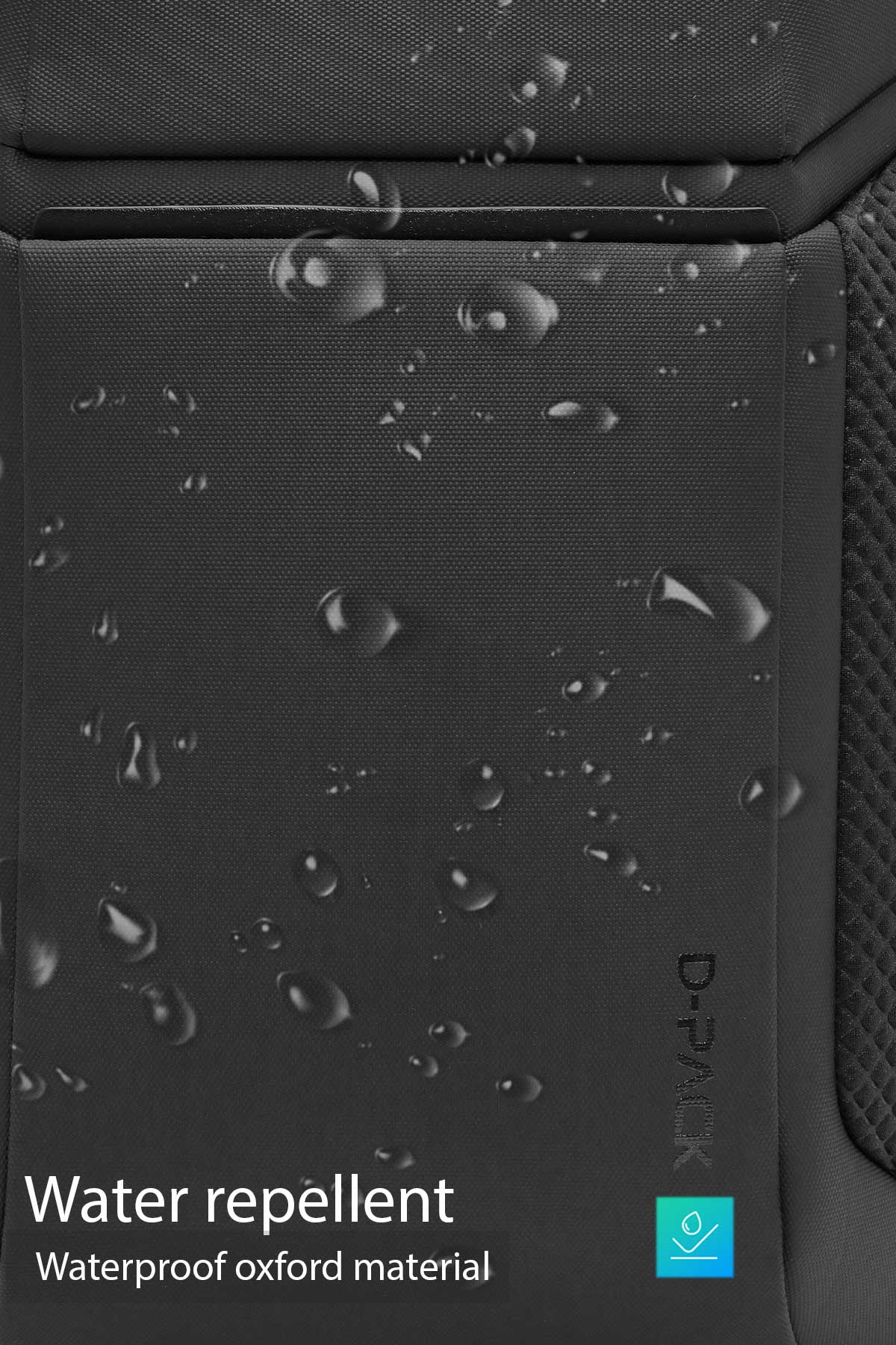 D-Pack Unisex Siyah Kumaş Sırt Çantası - Image 10