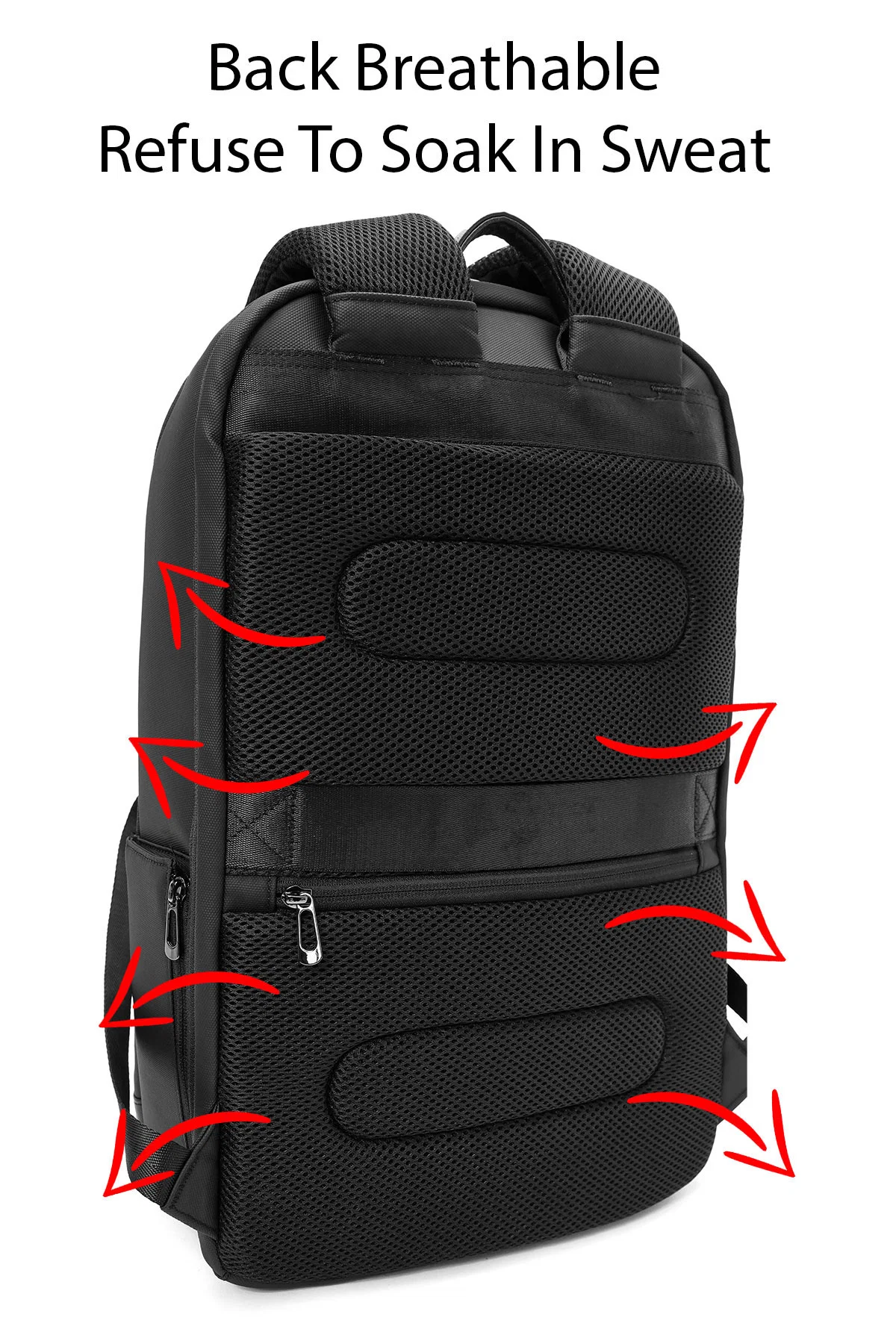 D-Pack Unisex Siyah Kumaş Sırt Çantası - Image 11