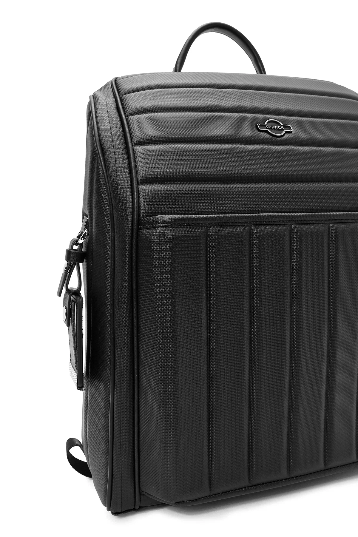 D-Pack Unisex Siyah Kumaş Sırt Çantası - Image 5