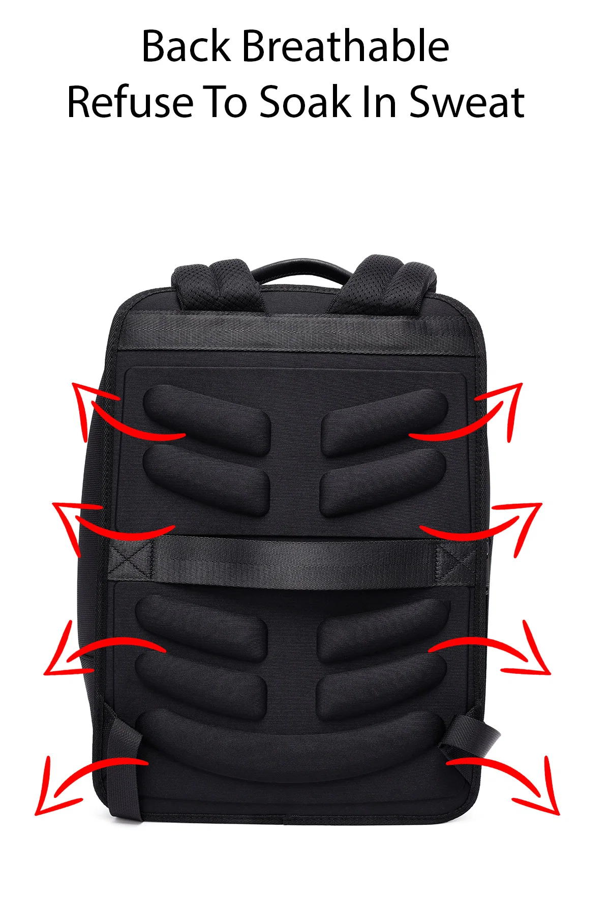 D-Pack Unisex Siyah Kumaş Sırt Çantası - Image 6
