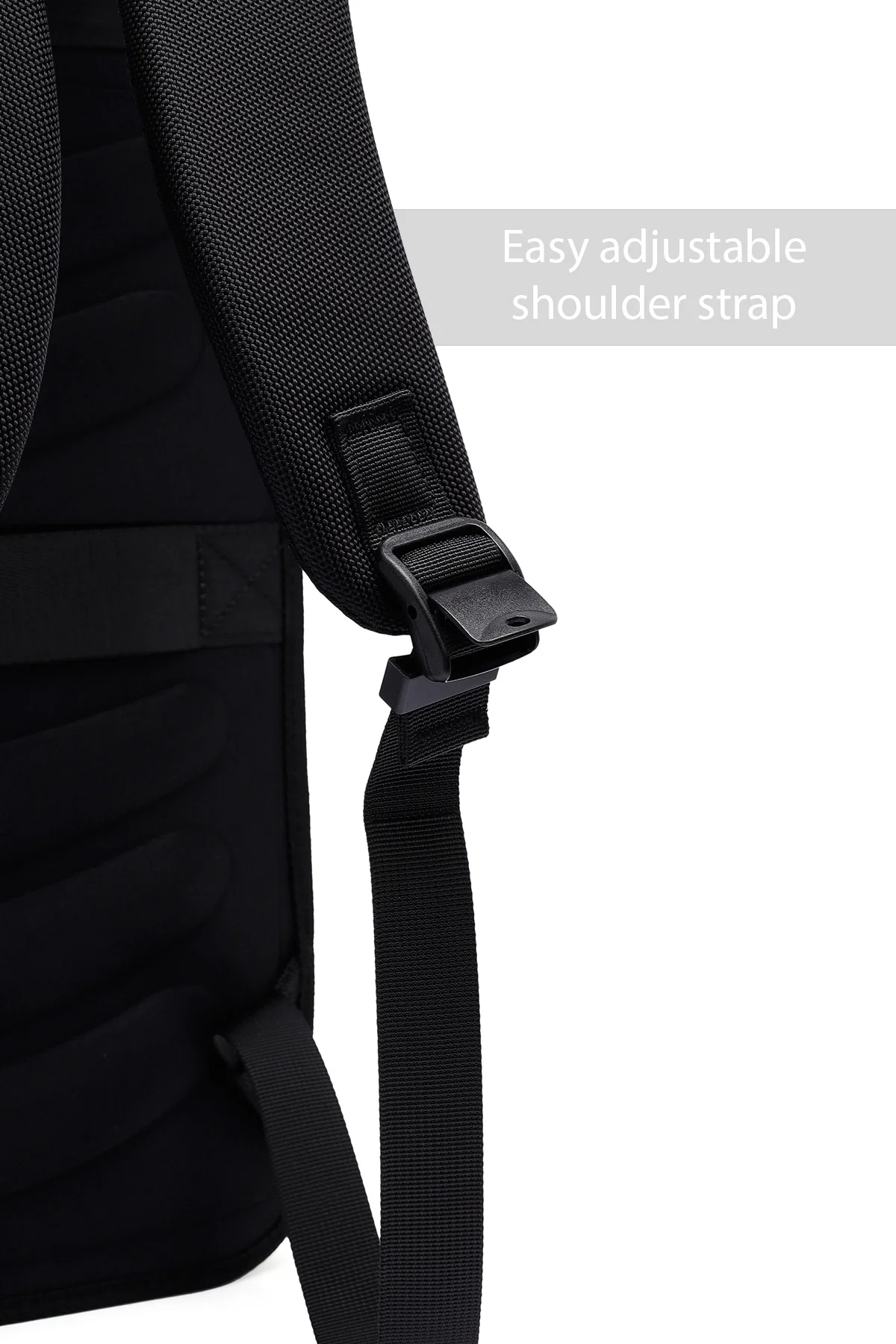 D-Pack Unisex Siyah Kumaş Sırt Çantası - Image 7