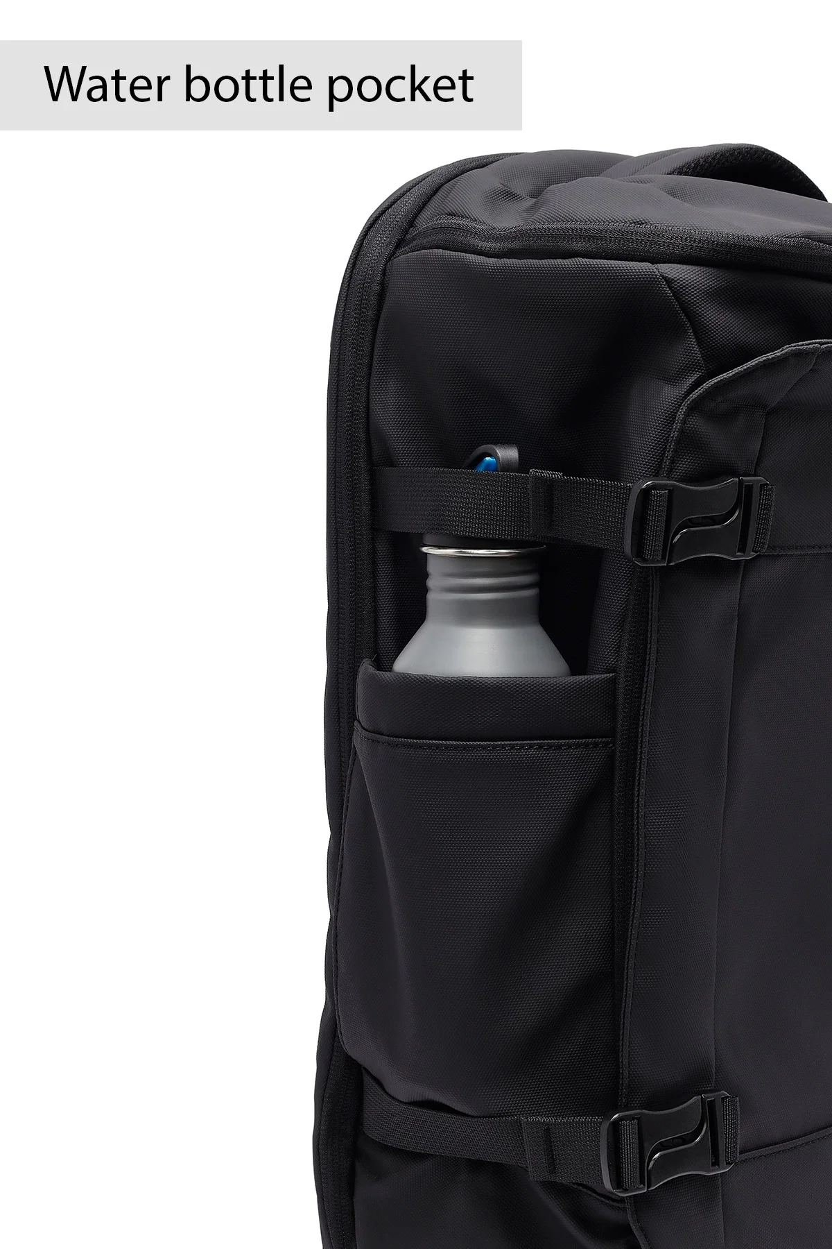 D-Pack Unisex Siyah Kumaş Sırt Çantası - Image 7