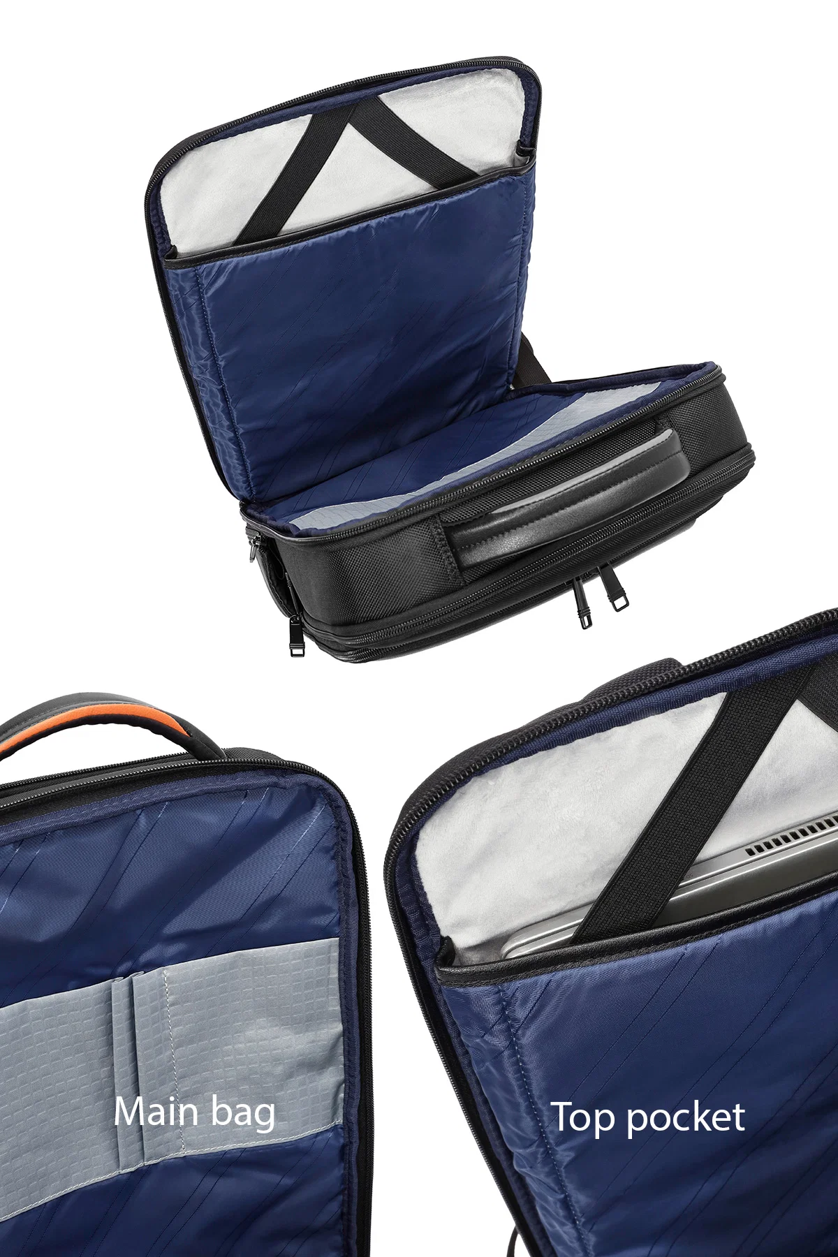 D-Pack Unisex Siyah Sırt Çantası - Image 3