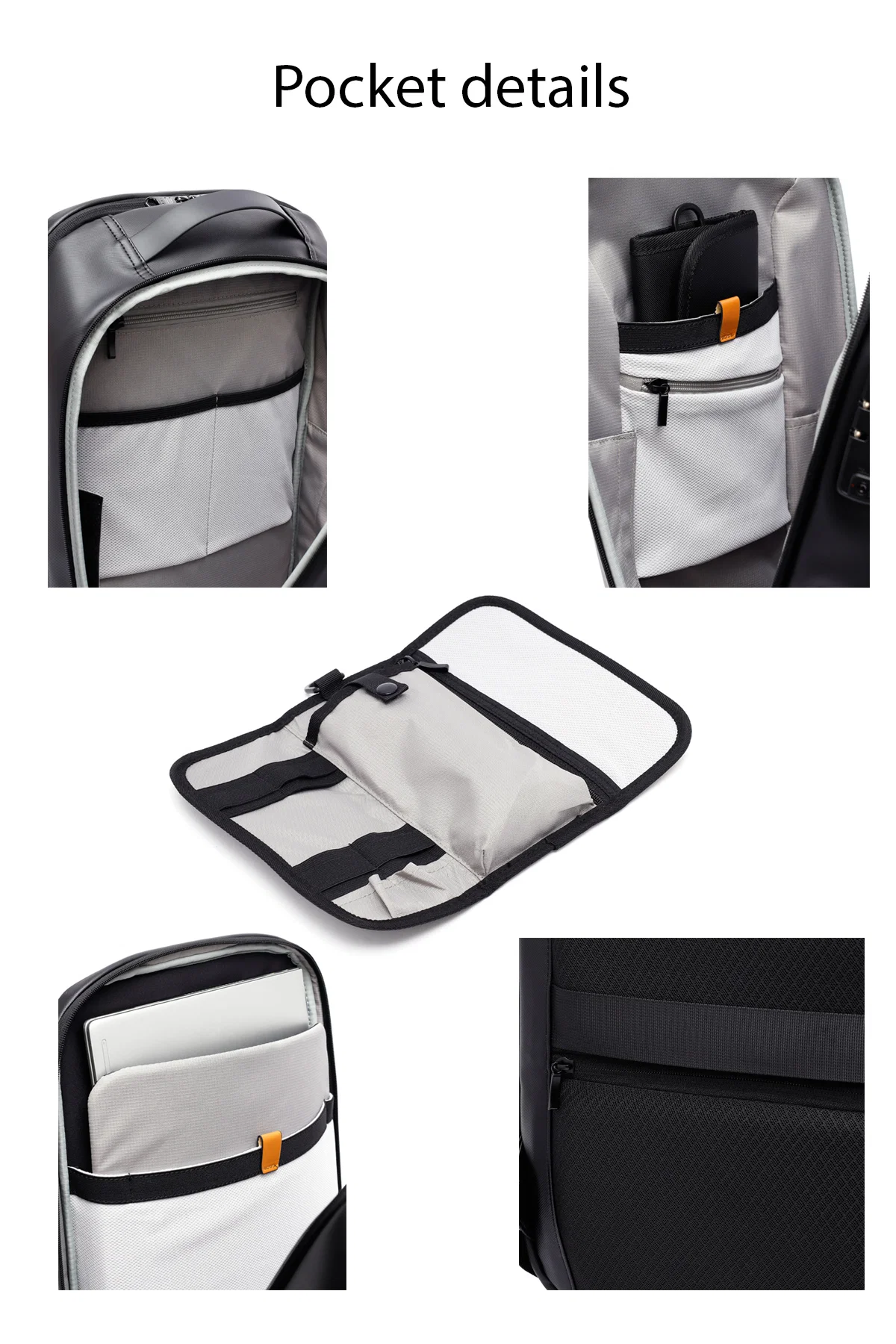D-Pack Unisex Siyah Sırt Çantası - Image 4