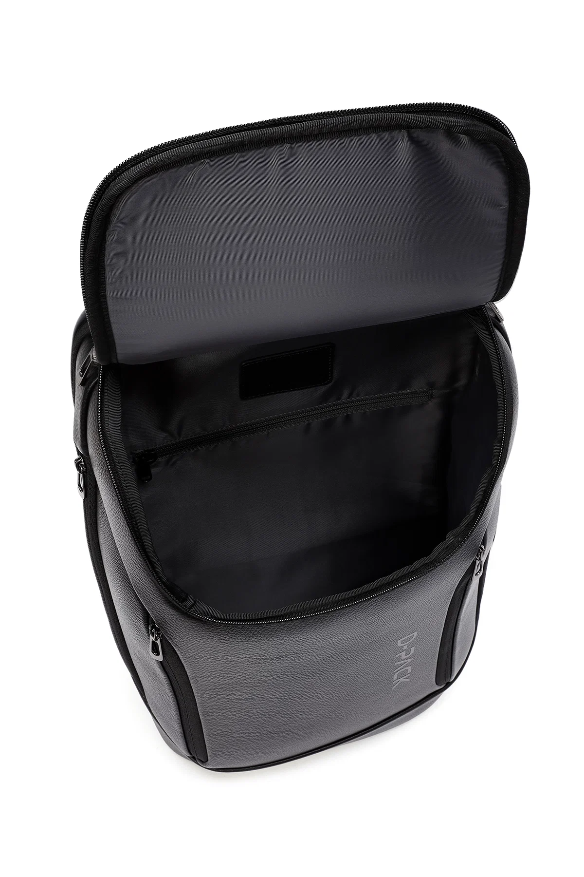 D-Pack Unisex Siyah Teknolojik Deri Sırt Çantası - Image 4