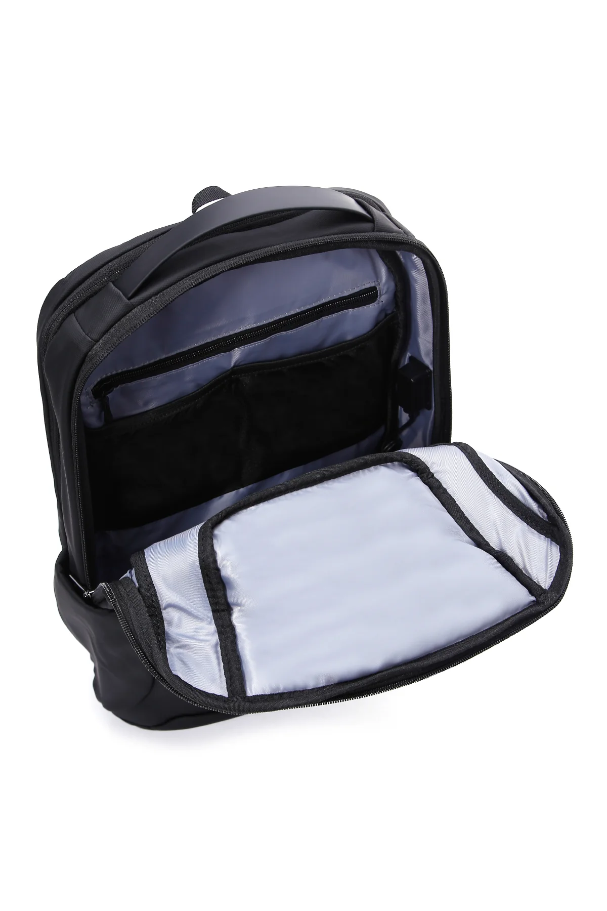 D-Pack Unisex Siyah Teknolojik Kumaş Hardcase Sırt Çantası - Image 7