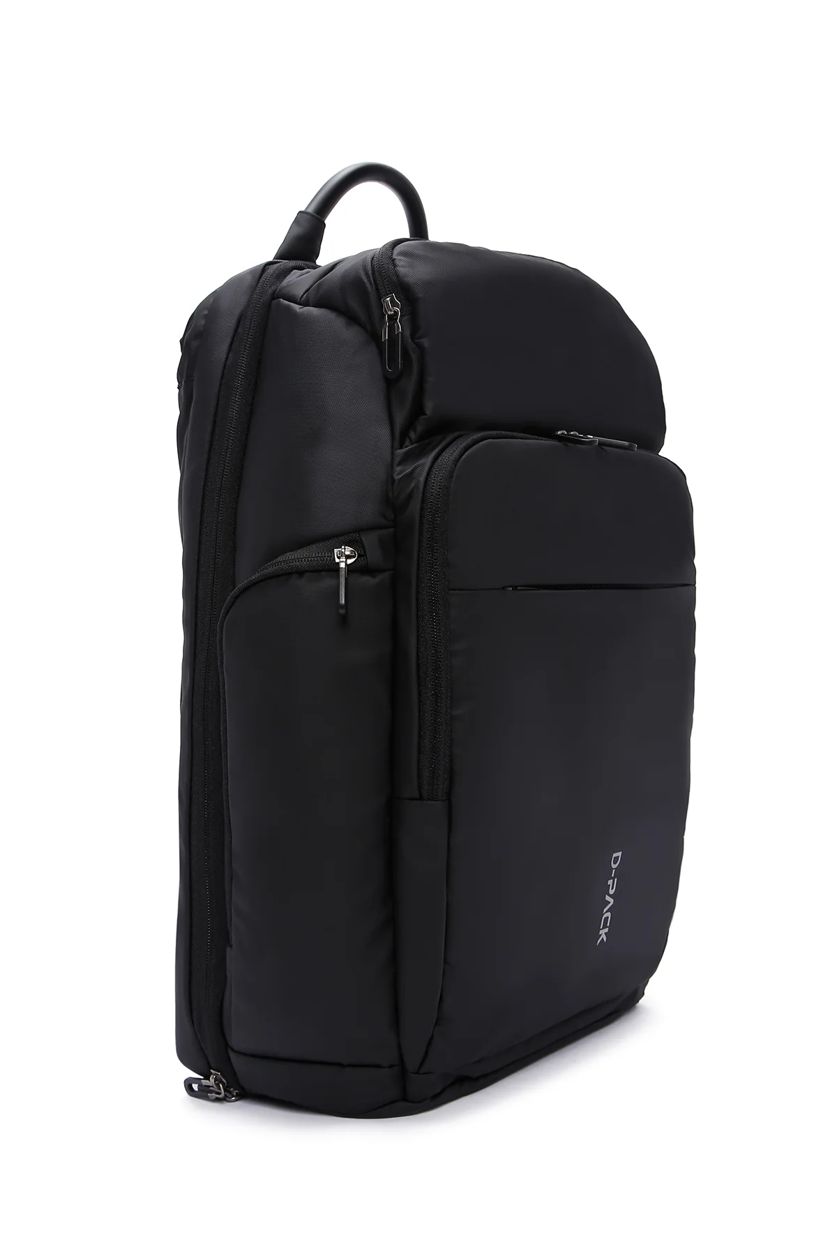 D-Pack Unisex Siyah Teknolojik Kumaş Sırt Çantası - Image 5