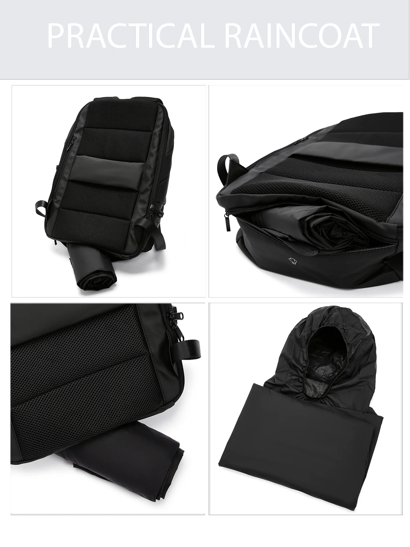 D-Pack Unisex Siyah Teknolojik Sırt Çantası - Image 20