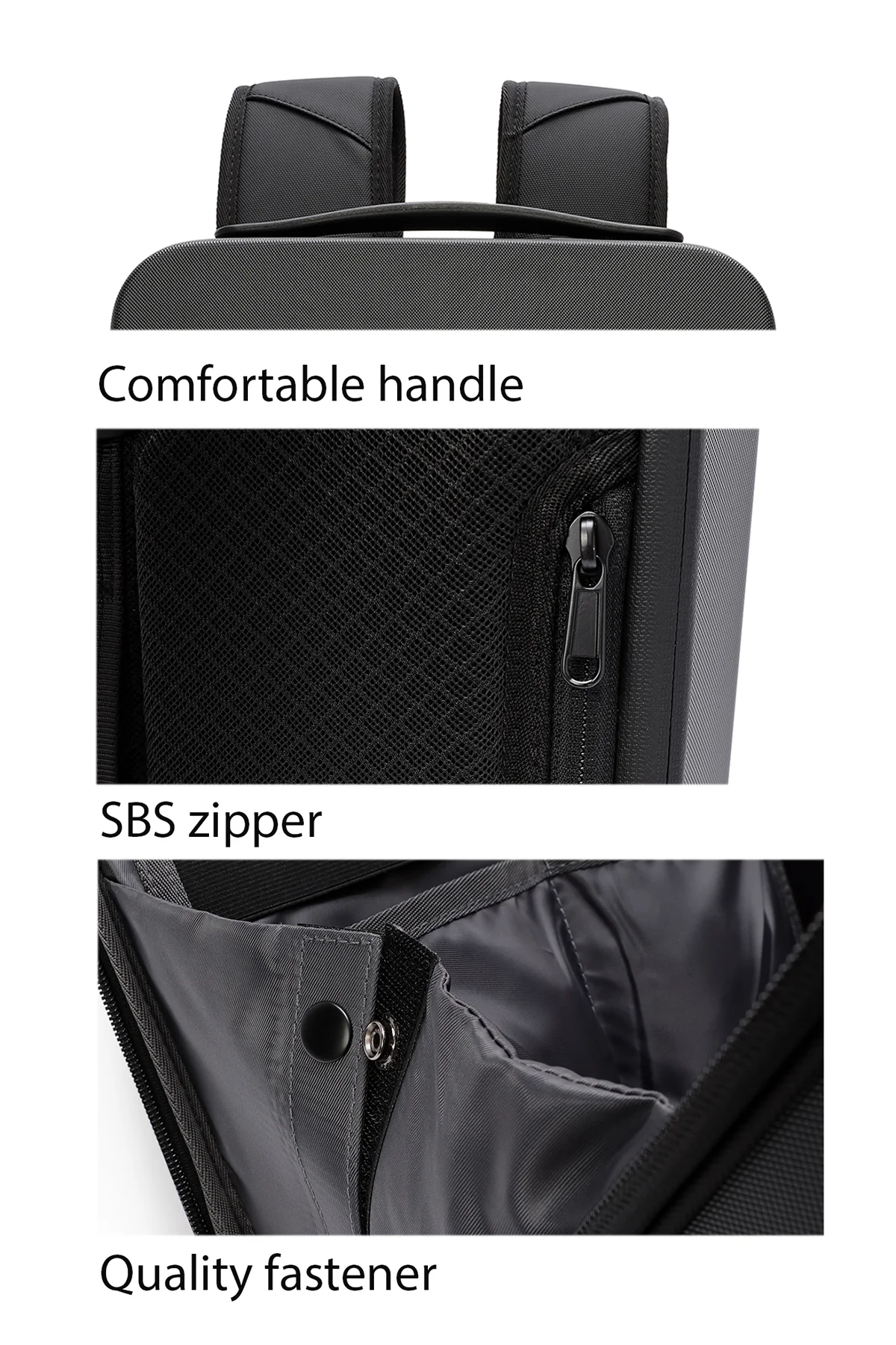 D-Pack Unisex Siyah Teknolojik Sırt Çantası - Image 10