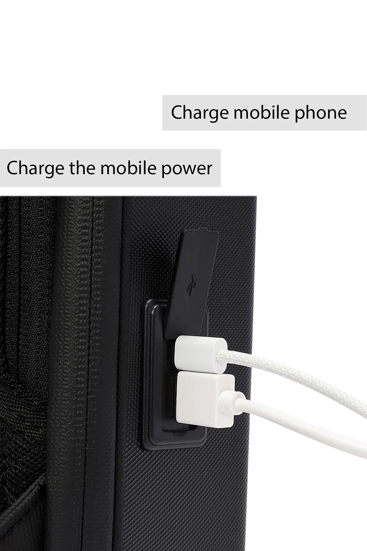 D-Pack Unisex Siyah Teknolojik Sırt Çantası - Image 8