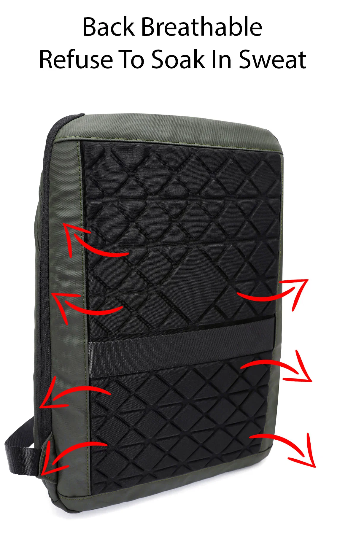 D-Pack Unisex Yeşil Kumaş Sırt Çantası - Image 9