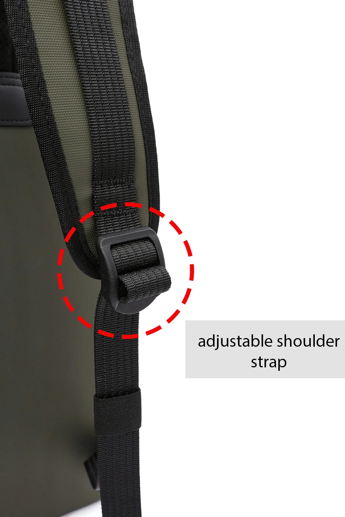 D-Pack Unisex Yeşil Kumaş Sırt Çantası - Image 6